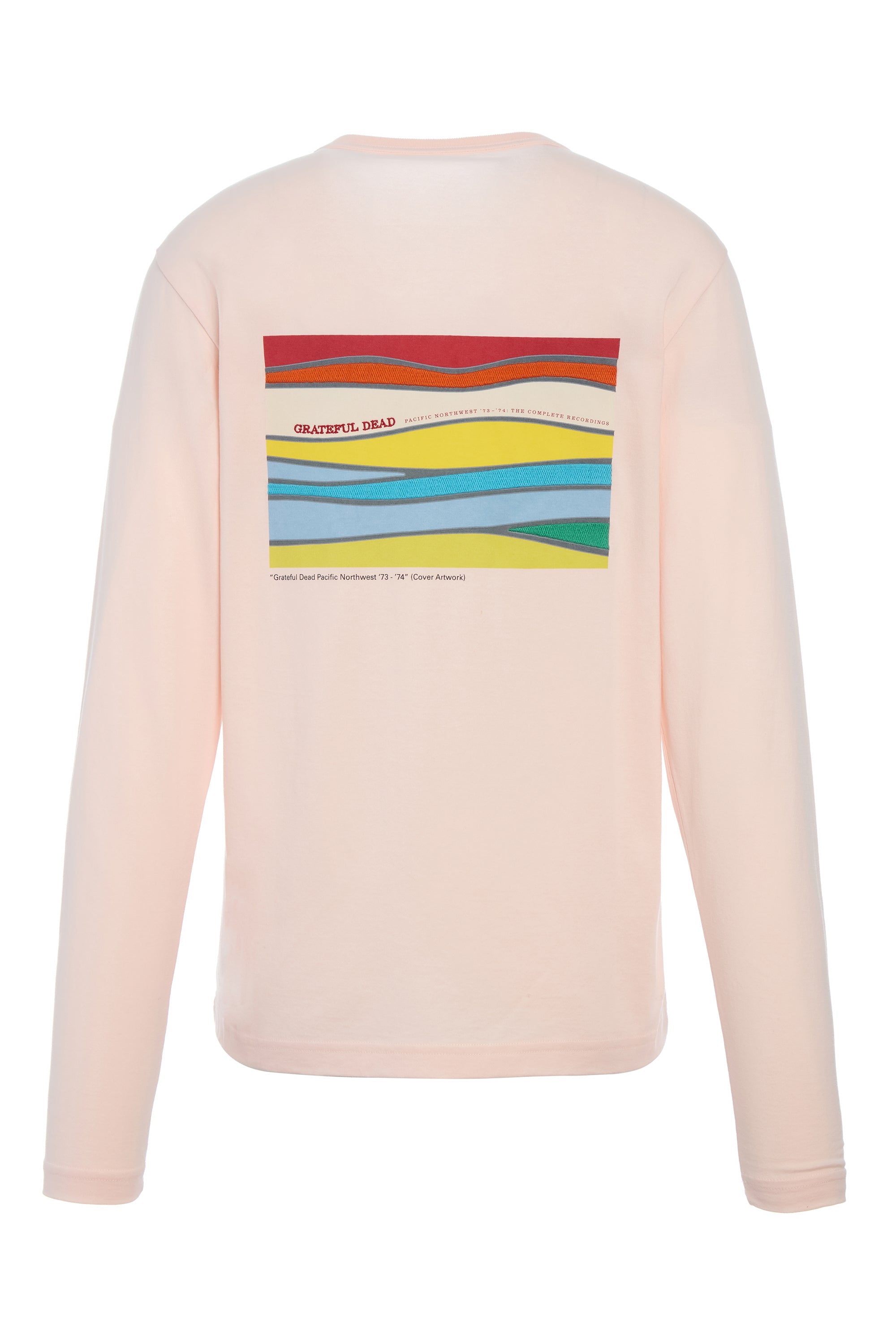 Combe Long Sleeve T-Shirt for Women - Soft Pale Blush Cotton Jersey Top | Casual Everyday Wear, Layering Essential & Office Outfit