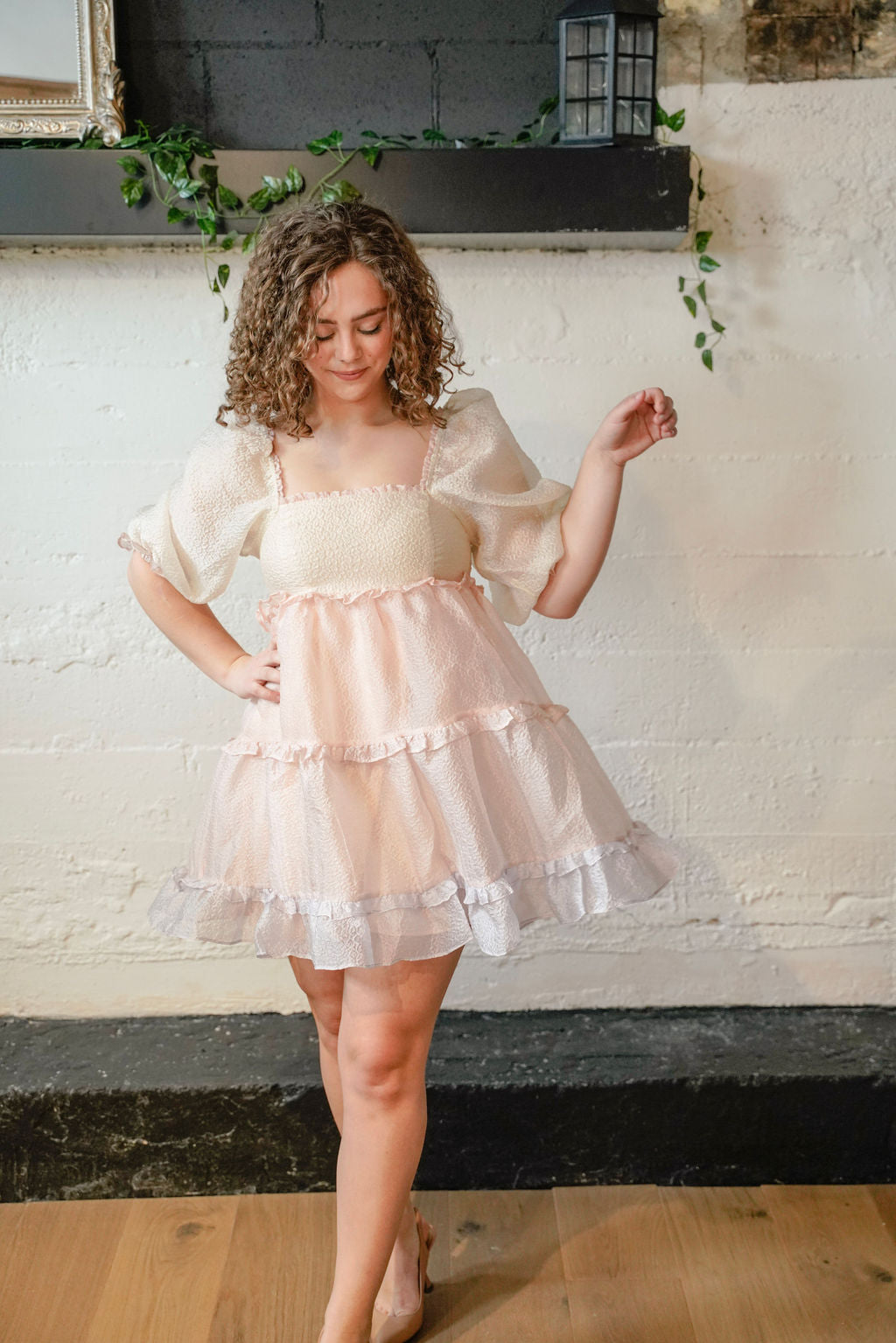 Pastel Babydoll Dress - Soft & Flowy Lace Trim Nightgown for Women | Perfect for Sleepwear, Loungewear & Romantic Date Nights
