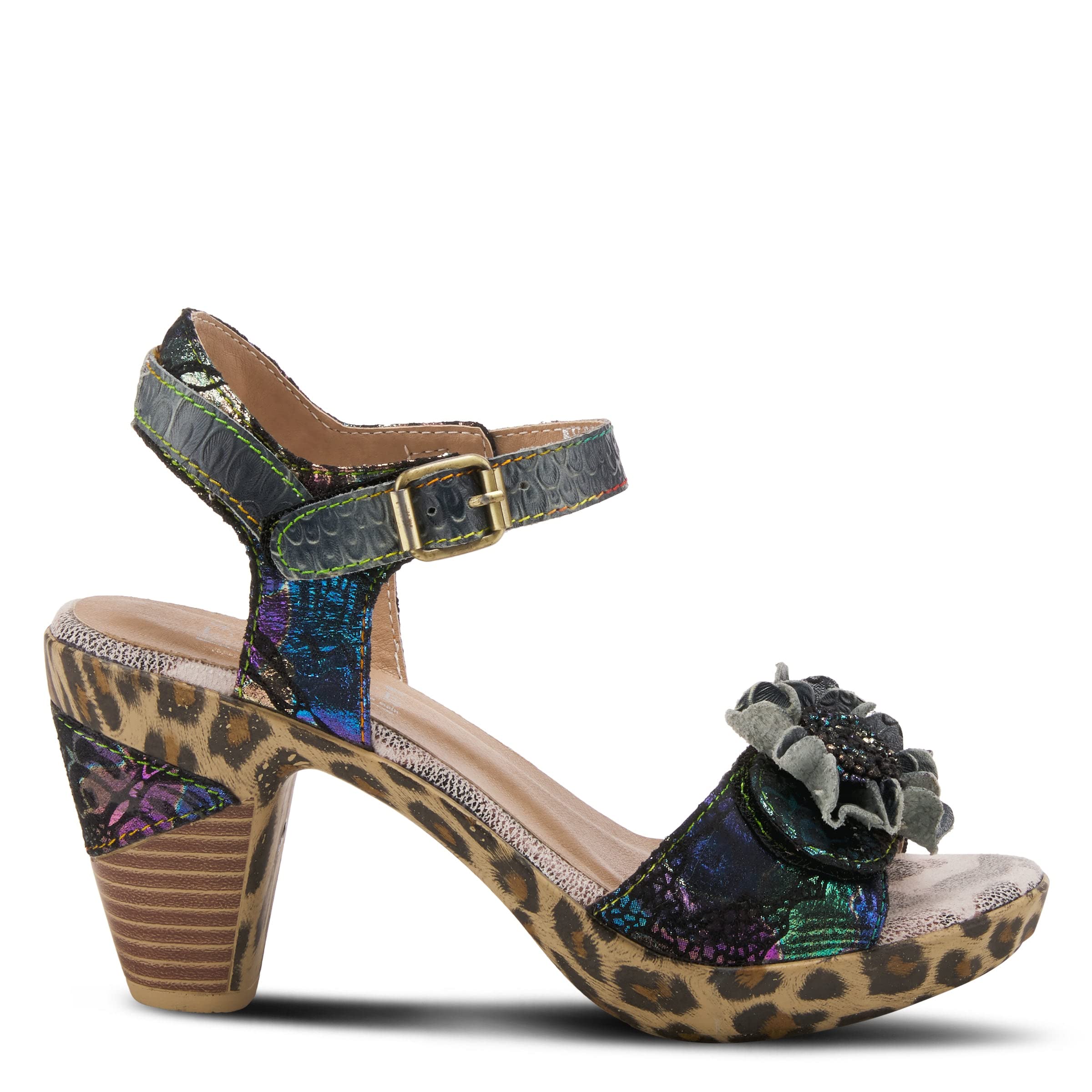 Spring Step L'Artiste Women's Wildcat Comfortable Leather Sandals with Arch Support - Perfect for Summer Outings, Beach Vacations & Casual Wear