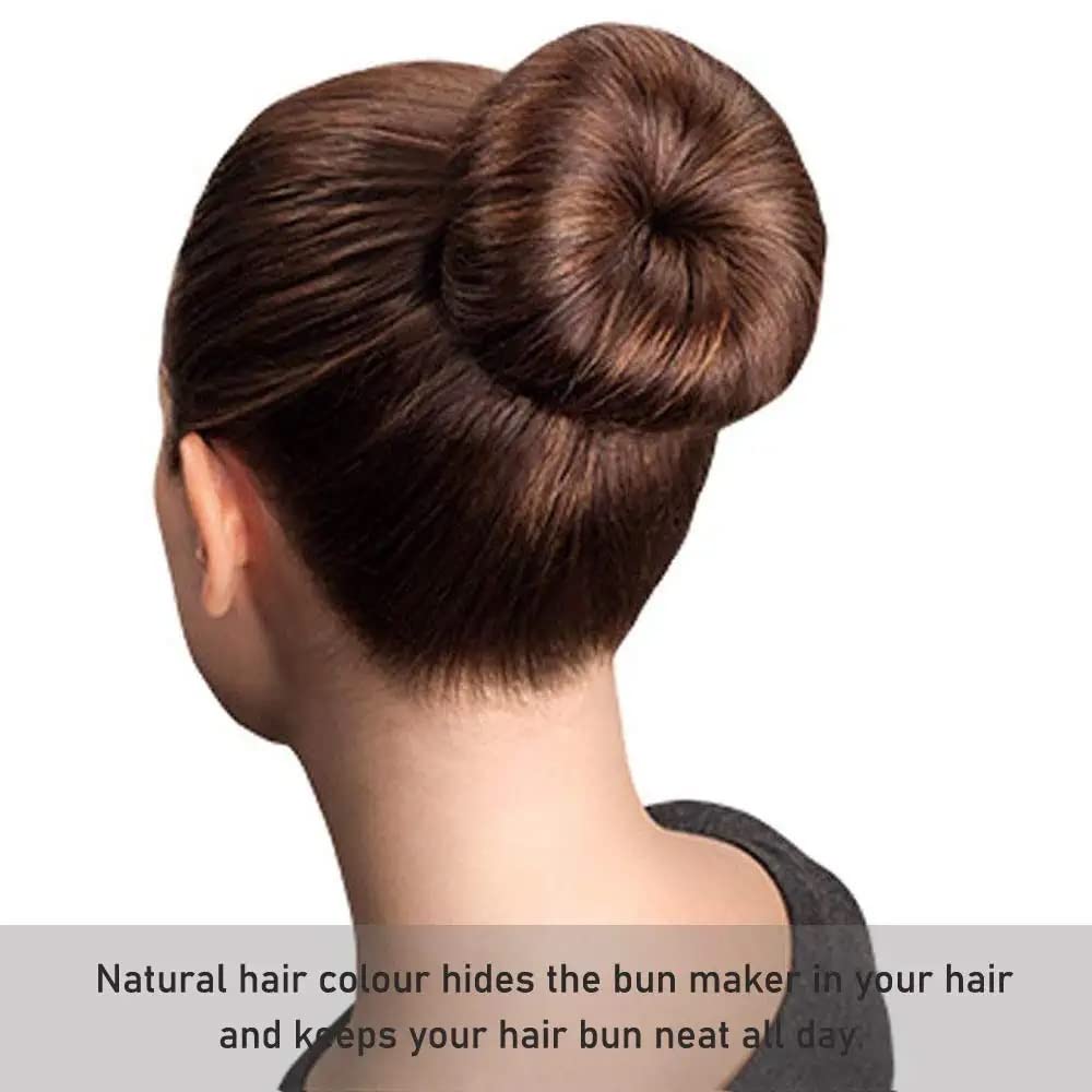 VSAKSH 2-Pack Professional Hair Bun Maker - Donut Bun Shaper for Ballet, Ballerina & Everyday Hairstyles - Easy Hair Styling Tool for Women & Kids - Perfect for Updos, Weddings & Dance Performances