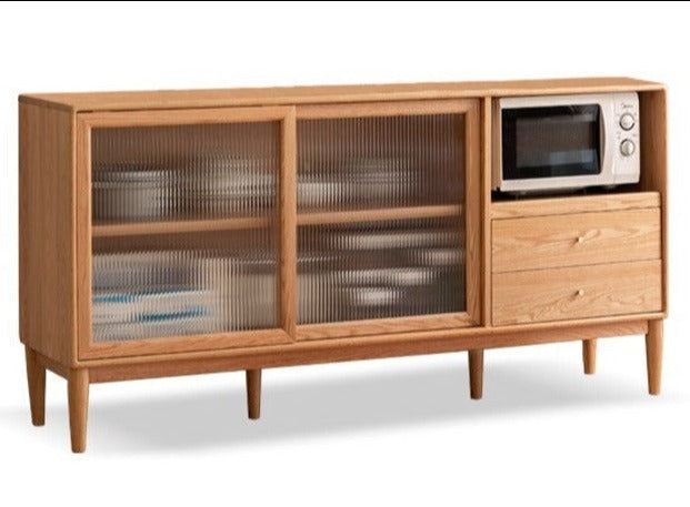 70.9x17.7x35.4nch / 180x45x90сm / Natural wood color / sideboard