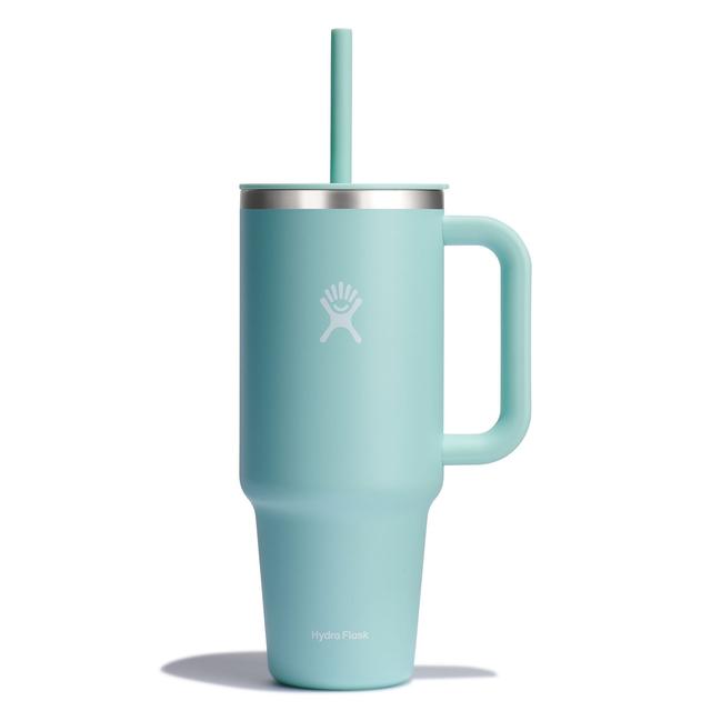 40oz Stainless Steel Insulated Travel Tumbler with Lid & Straw - Keeps Drinks Hot/Cold for Hours - Perfect for Camping, Hiking, Gym & Office Use