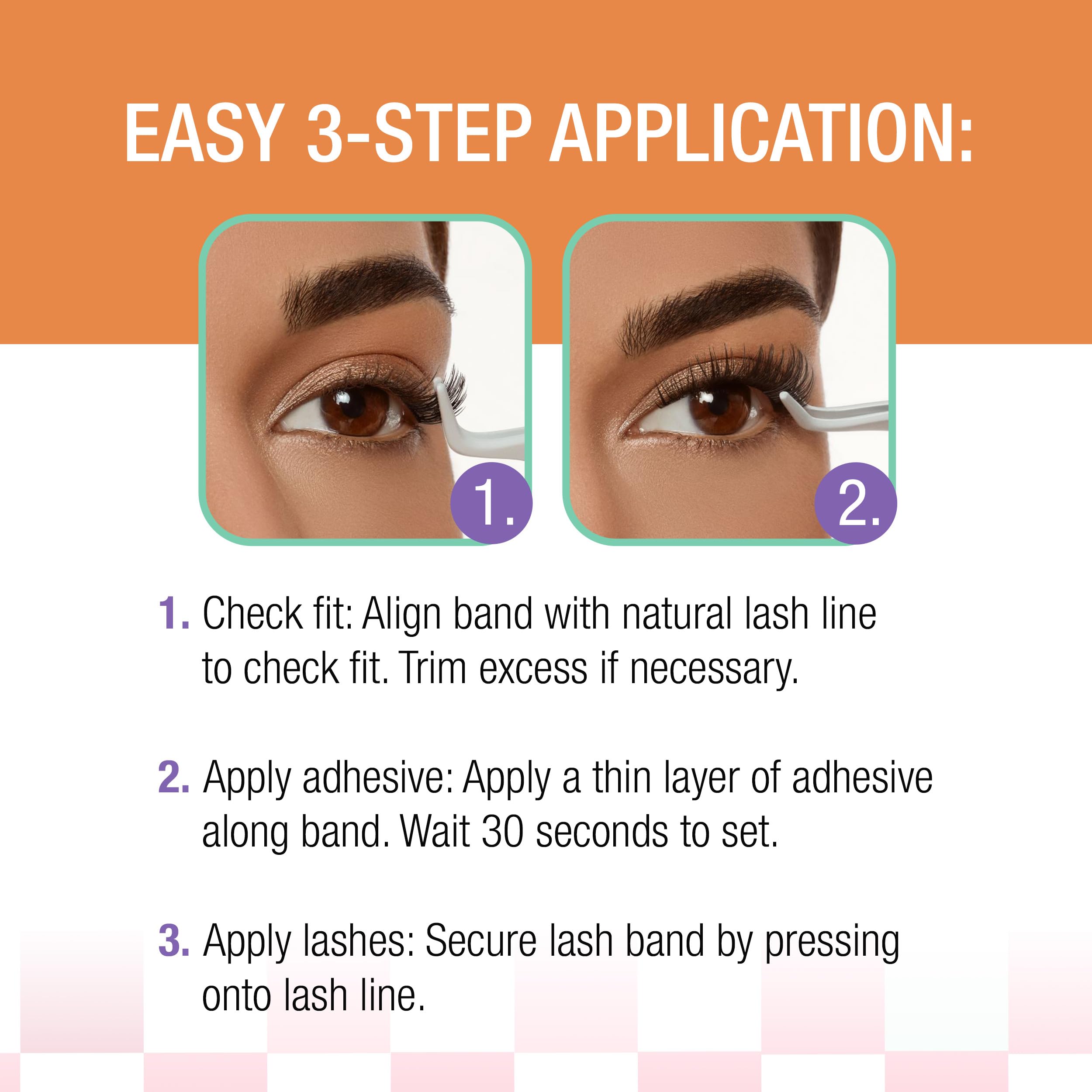 Ardell Winks Half & Half Pre-Cut False Eyelashes - DIY Lash Clusters for Cat Eye & Wispy Look (1-Pack) | Perfect for Parties, Weddings & Everyday Glam