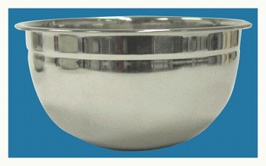 Premium Bradshaw #11629 3QT Stainless Steel Mixing Bowl - Heavy Duty, Non-Slip Base for Baking, Cooking & Food Prep - Ideal for Chefs & Home Kitchens