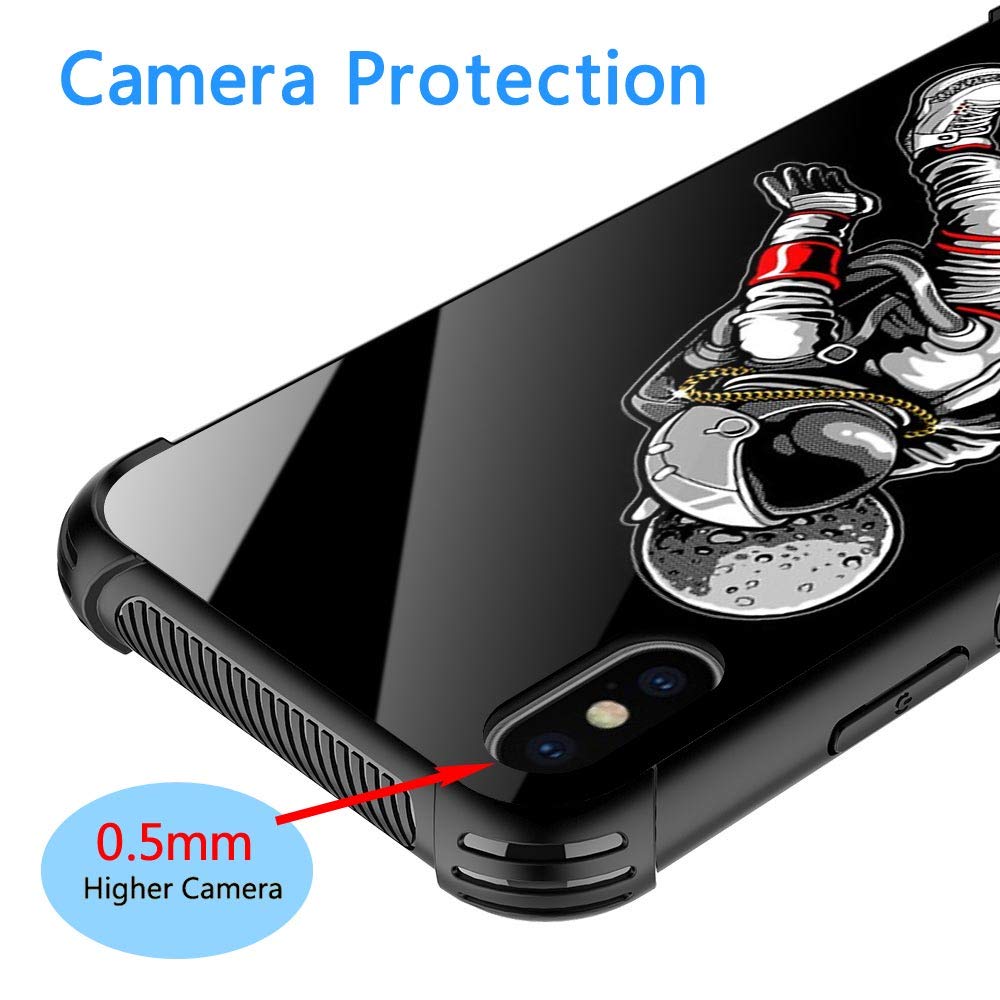 Premium Military-Grade Shockproof iPhone XR Case with All-Around Protection | Anti-Scratch Phone Cover for iPhone XR - Astronaut Dunk Design | Perfect for Outdoor Adventures, Travel & Daily Use