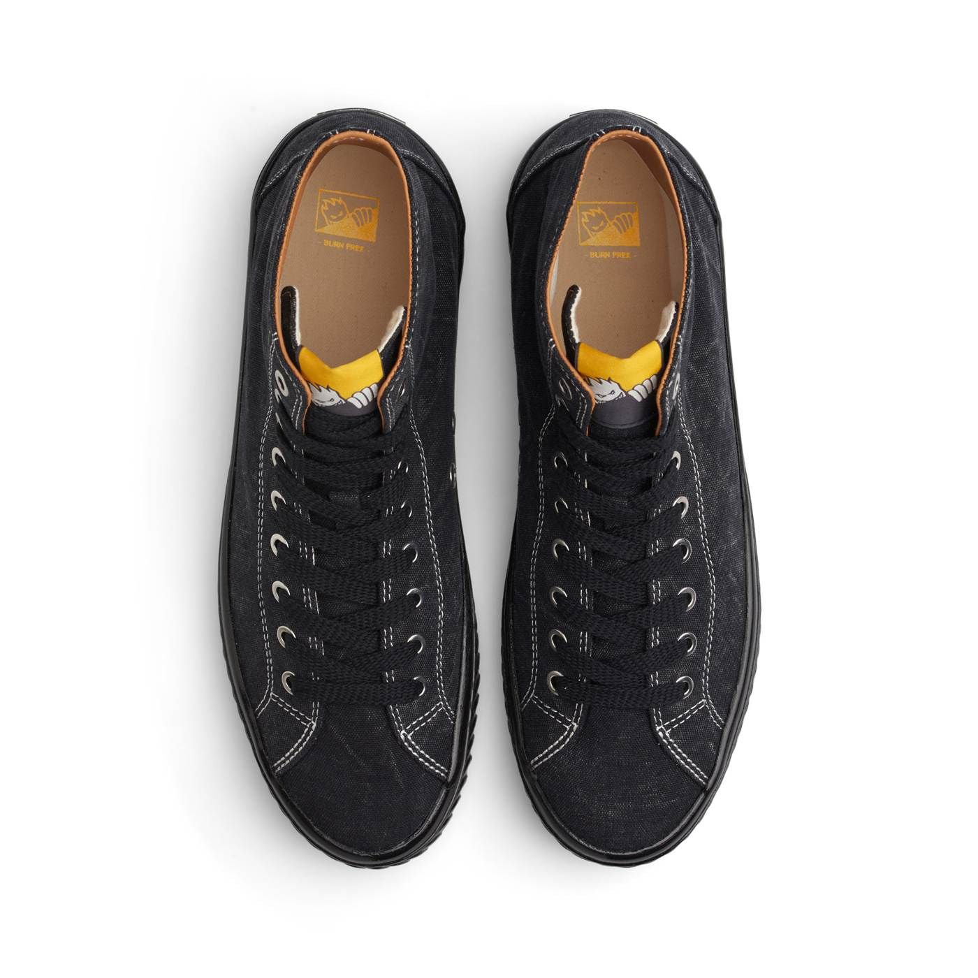 Last Resort AB VM003 Canvas Spitfire Sneakers - Black/Black | Retro Skate Shoes for Men & Women | Perfect for Streetwear & Casual Outfits