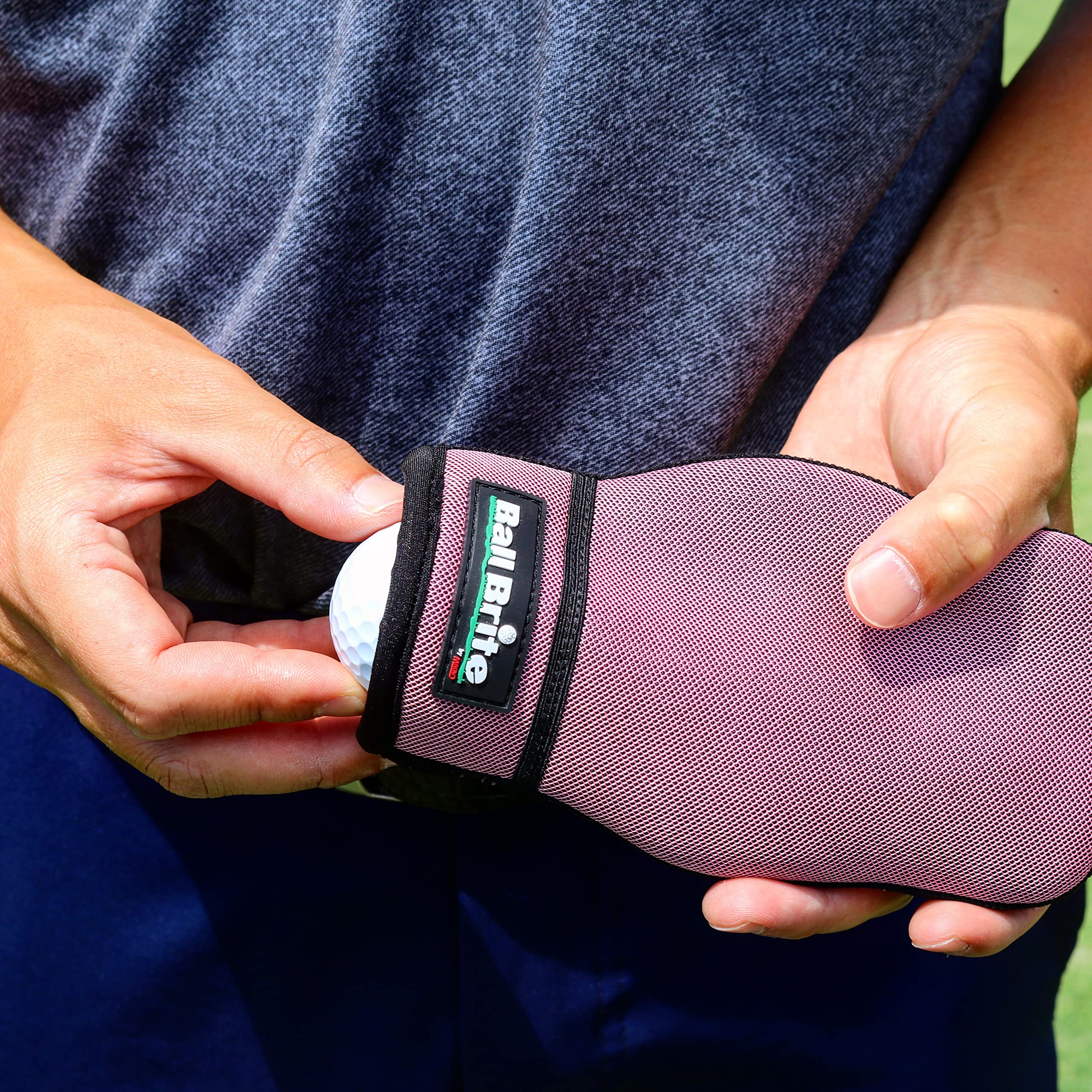 BallBrite - Ultimate Portable Golf Ball Cleaner | Best Golf Accessories Gift for Men & Women | Perfect for On-Course Cleaning & Practice Sessions