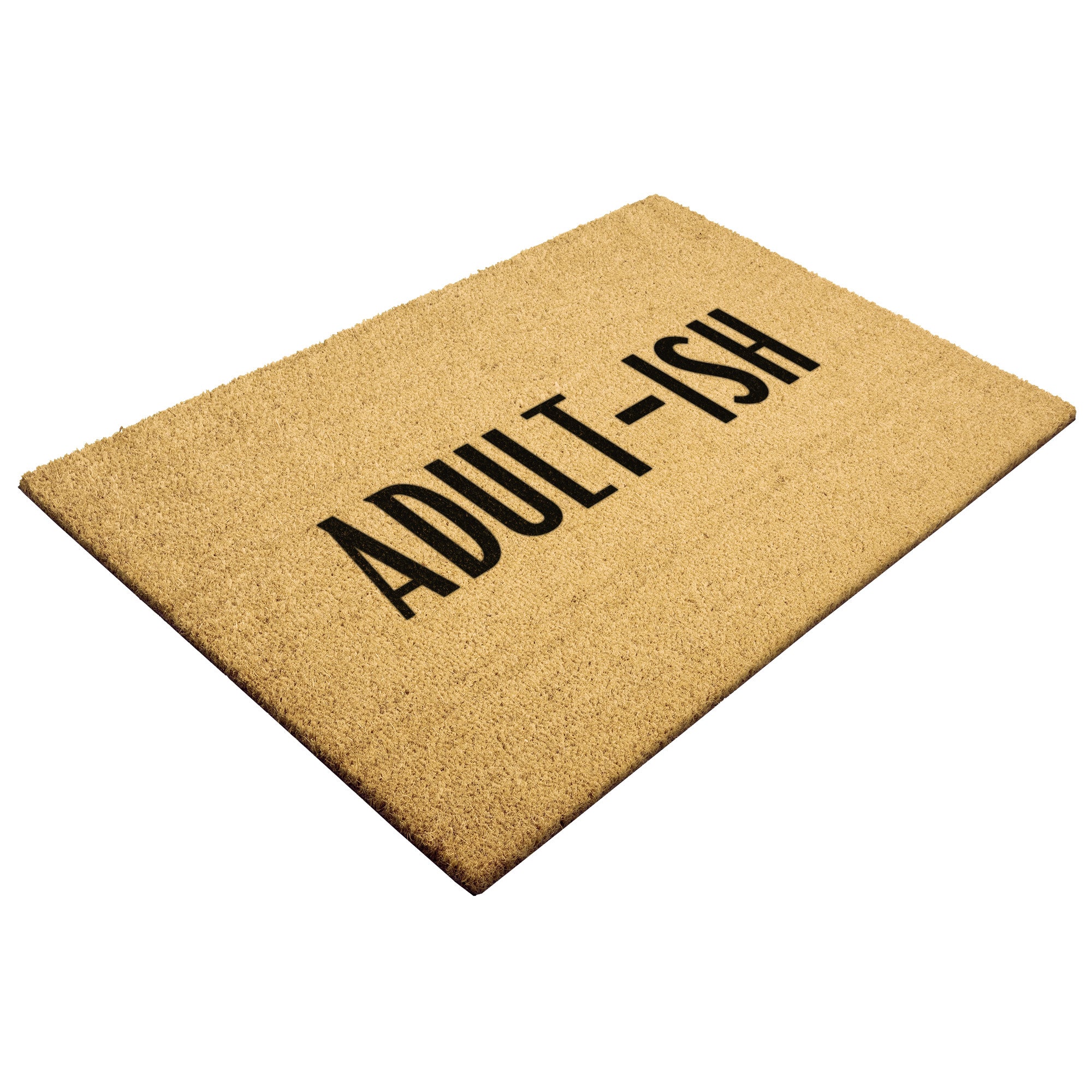 Funny Welcome Doormat - Heavy Duty Coir Entry Mat for Adults | Non-Slip Outdoor Rug for Front Door, Porch & Home Entrance