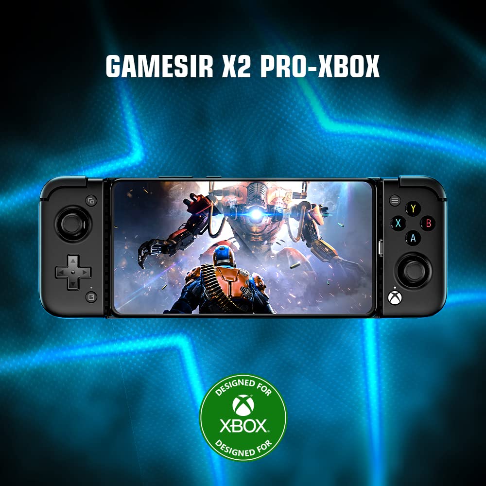 GameSir X2 Pro Mobile Gaming Controller - Officially Licensed Xbox Controller for Android Phones, Compatible with Xbox Cloud Gaming, Stadia, Luna & More - Includes 1 Month Xbox Game Pass Ultimate - Perfect for Cloud Gaming & Mobile Esports