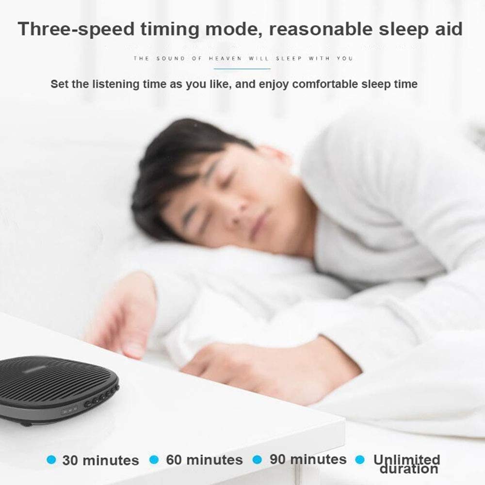 White Noise Machine for Adults & Baby - Portable Sleep Sound Machine with Memory Function, Non-Looping Soothing Sounds for Relaxation, Sleep Therapy - Perfect for Home, Office, Travel & Nursery Use