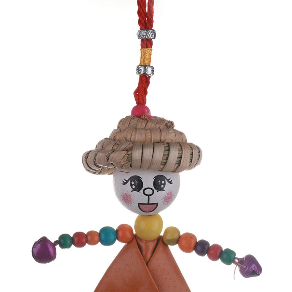 Colorful Hanging Chew Toy with Bells - Fun Parrot Swing Hammock for Parakeets, Cockatiels, Conures & Cockatoos | Cage Play Toy for Mental Stimulation & Exercise | Perfect for Bird Enrichment & Entertainment