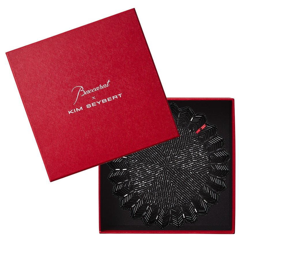 Premium Black Etoile Coasters Set of 4 with Gift Box - Elegant Drink Coasters for Coffee Table, Dining Table & Home Decor