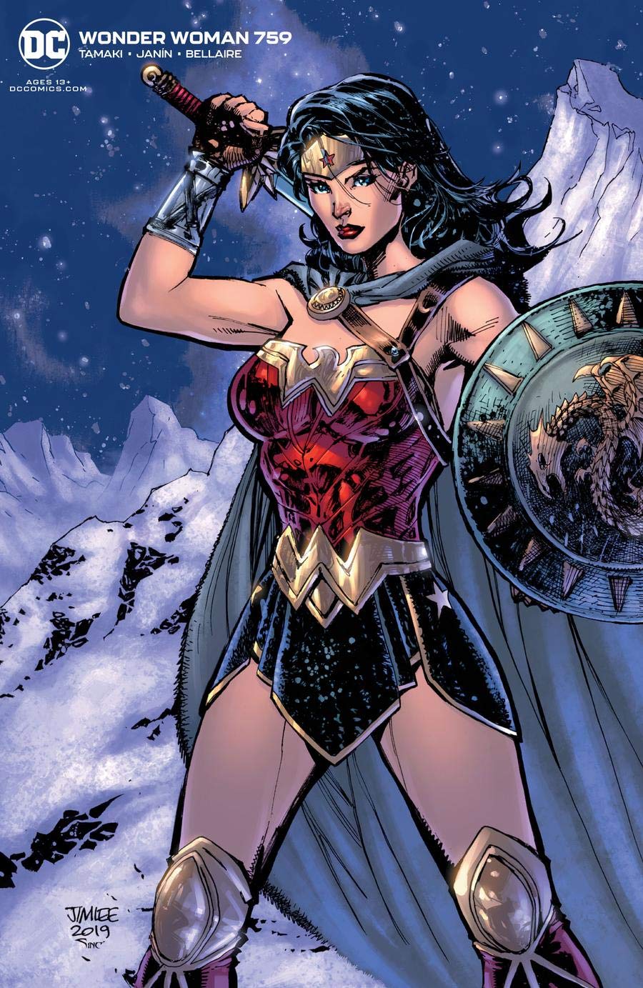 Wonder Woman #759 Cover B Jim Lee Card Stock Variant - Collectible Comic for DC Fans & Superhero Enthusiasts | Perfect for Display, Gifts & Comic Book Collections