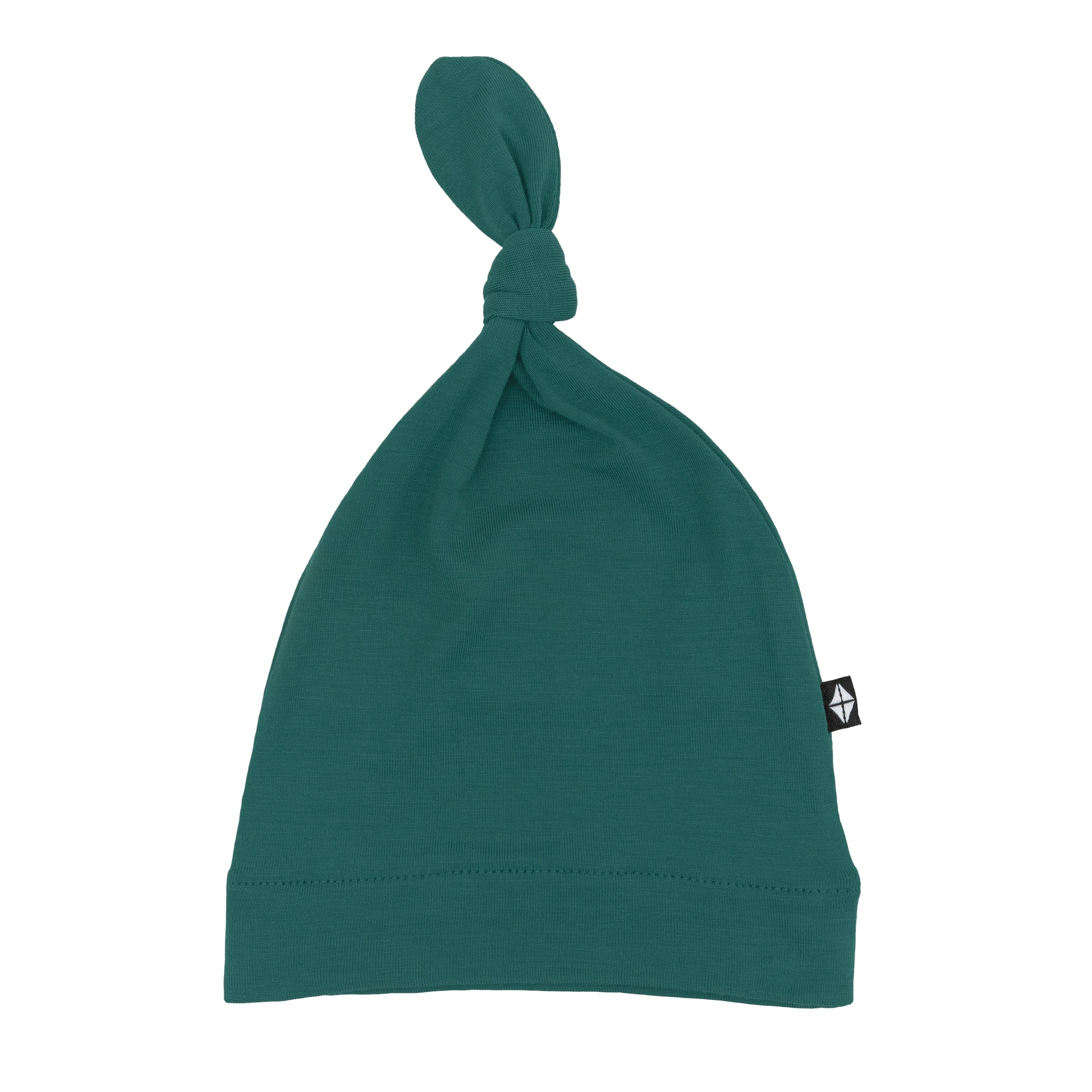 Emerald Green Knotted Cap for Women - Stylish Beanie for Winter, Outdoor Activities & Casual Wear