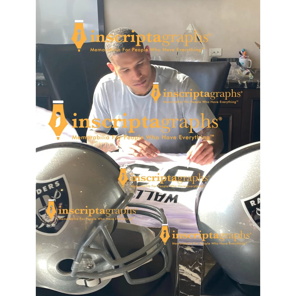 Darren Waller Autographed Las Vegas Raiders White Jersey - Certified JSA COA - Limited Edition Signed NFL Football Jersey - Perfect for Collectors, Fans, and Sports Memorabilia Displays