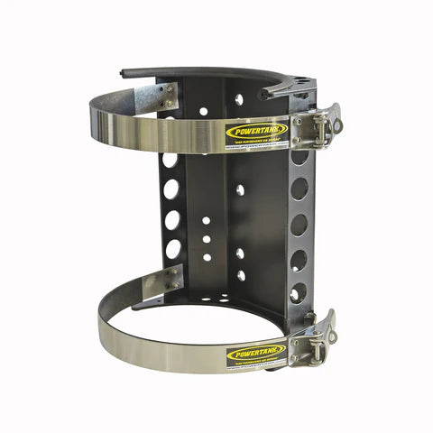 COMP2 Bracket for 10-15LB CO2 Power Tank - Heavy Duty Mounting Bracket for CO2 Cylinders - Perfect for Homebrew, Aquarium, and Paintball Use