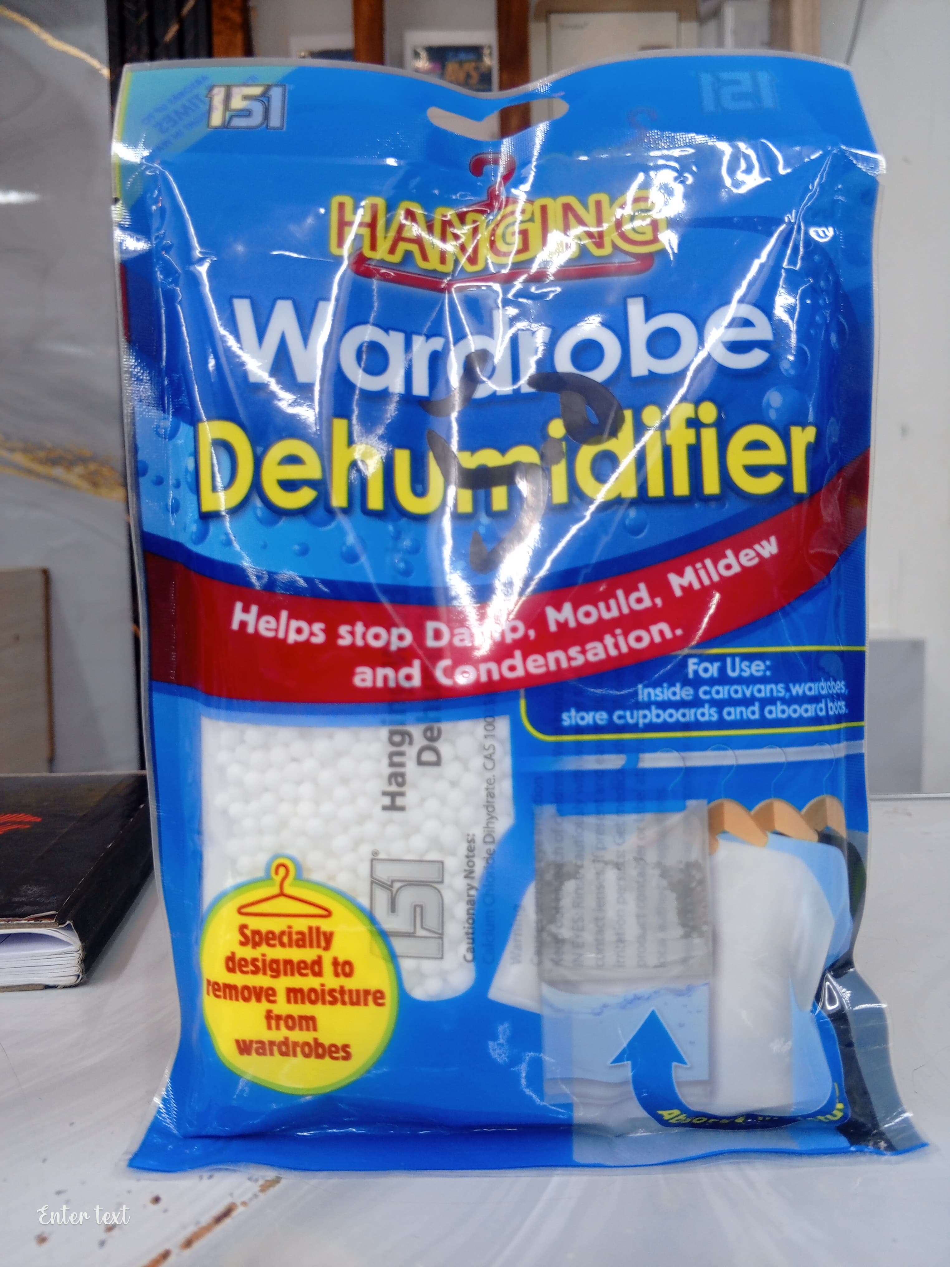 Best Hanging Wardrobe Dehumidifier for Closet - Moisture Absorber & Odor Eliminator - Ideal for Small Spaces, RV, Boat, and Storage Areas