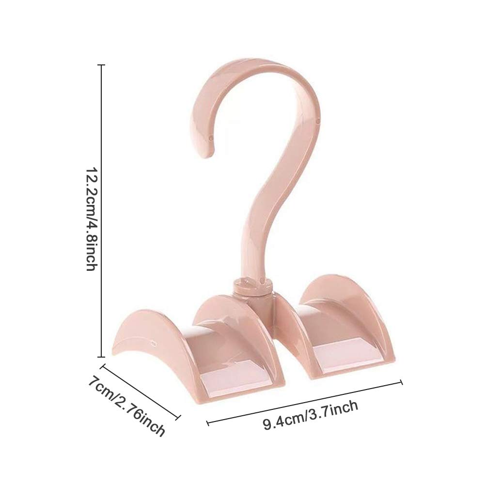 AOUTLE 360° Rotating Handbag Hanger for Closet - Space Saving Bag & Belt Organizer with Multi-Hook Design for Purses, Scarves, Ties & Accessories | Perfect for Bedroom, Walk-in Closet & Dorm Organization