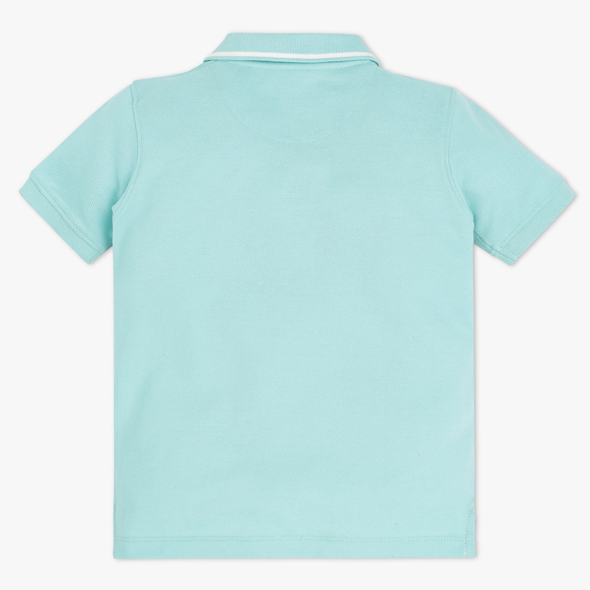 Boys Striped Sports Polo Neck Yarn Dyed T-Shirt - Comfortable Cotton Shirt for School, Play & Casual Wear