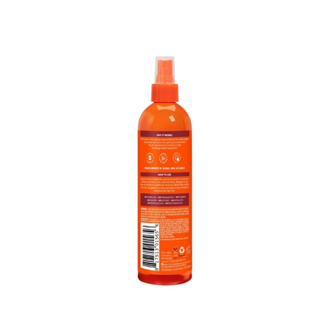 CANTU Comeback Curl Next Day Curl Revitalizer Spray - Curl Refresher & Hydrating Leave-In Treatment for Natural Hair | Perfect for Next-Day Curl Revival & Daily Styling