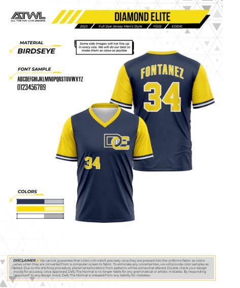 Diamond Elite Navy V-Neck Game Jersey - Premium Basketball Uniform for Men & Women - Perfect for NBA Games, Team Sports & Fan Apparel