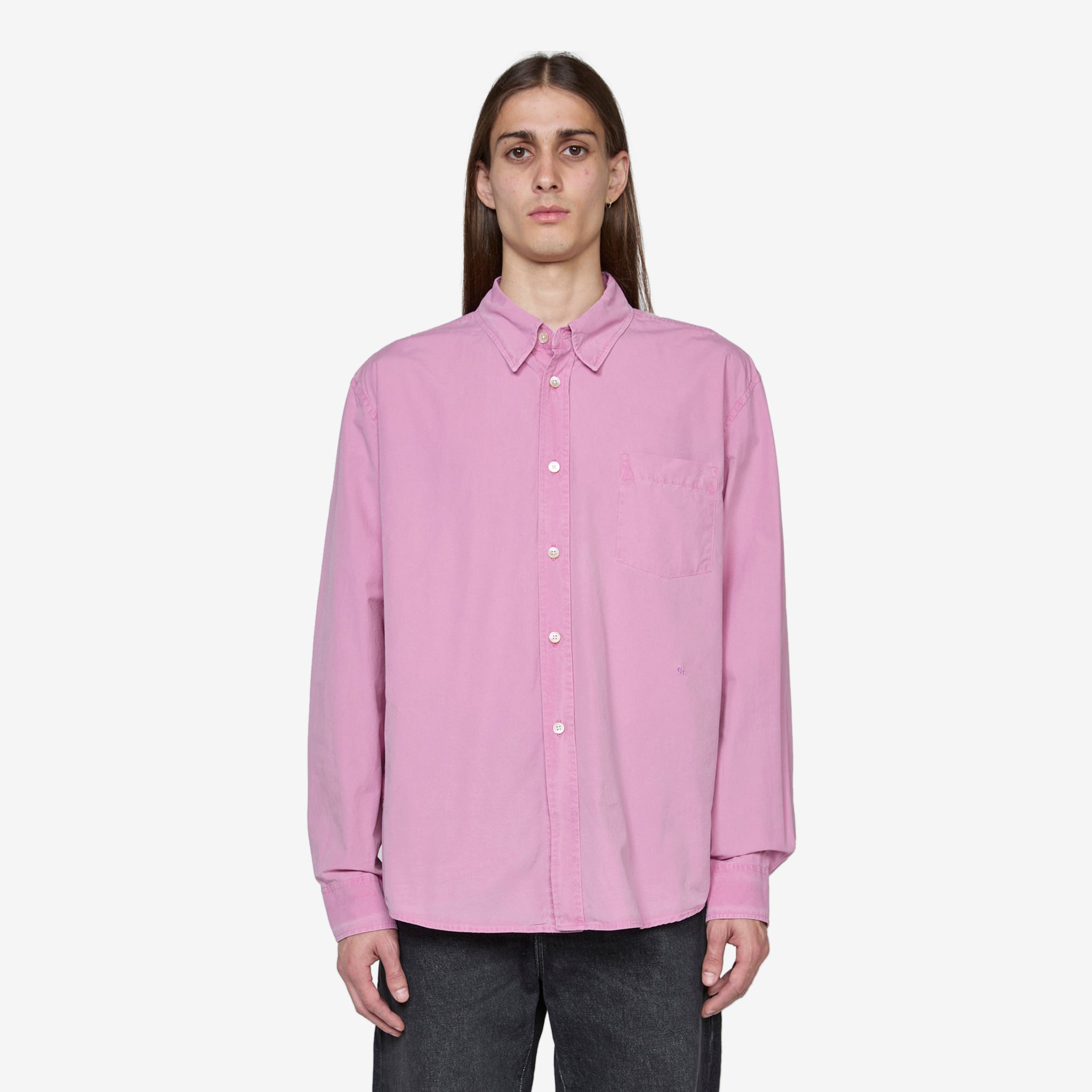 Beyond BD Shirt Duchess Pink Organic Poplin - Women's Stylish & Comfortable Blouse for Casual Wear, Office & Date Nights