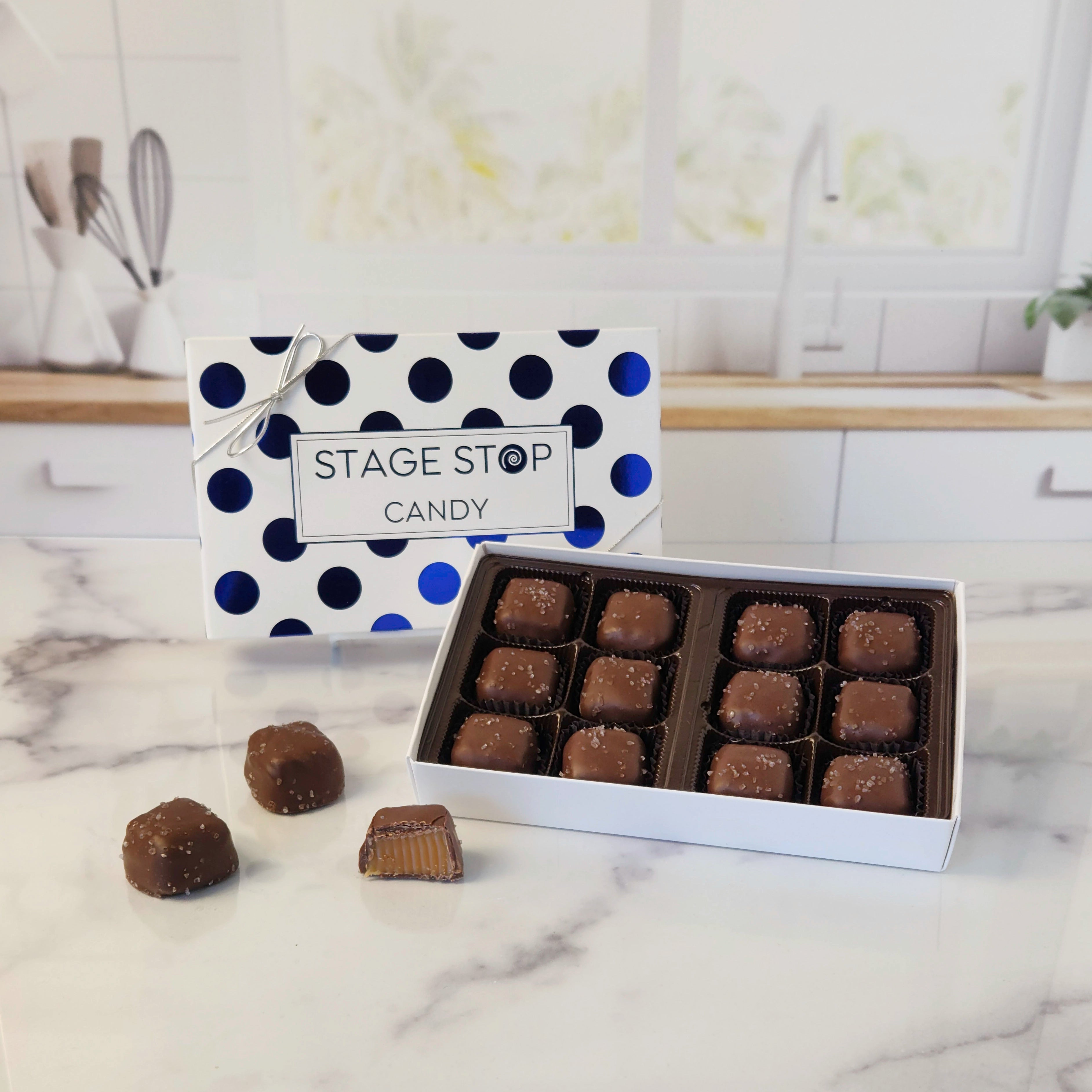Delicious Sea Salt Caramel Candy Assortment - Gourmet Chocolate Treats for Gifts, Parties & Dessert Lovers