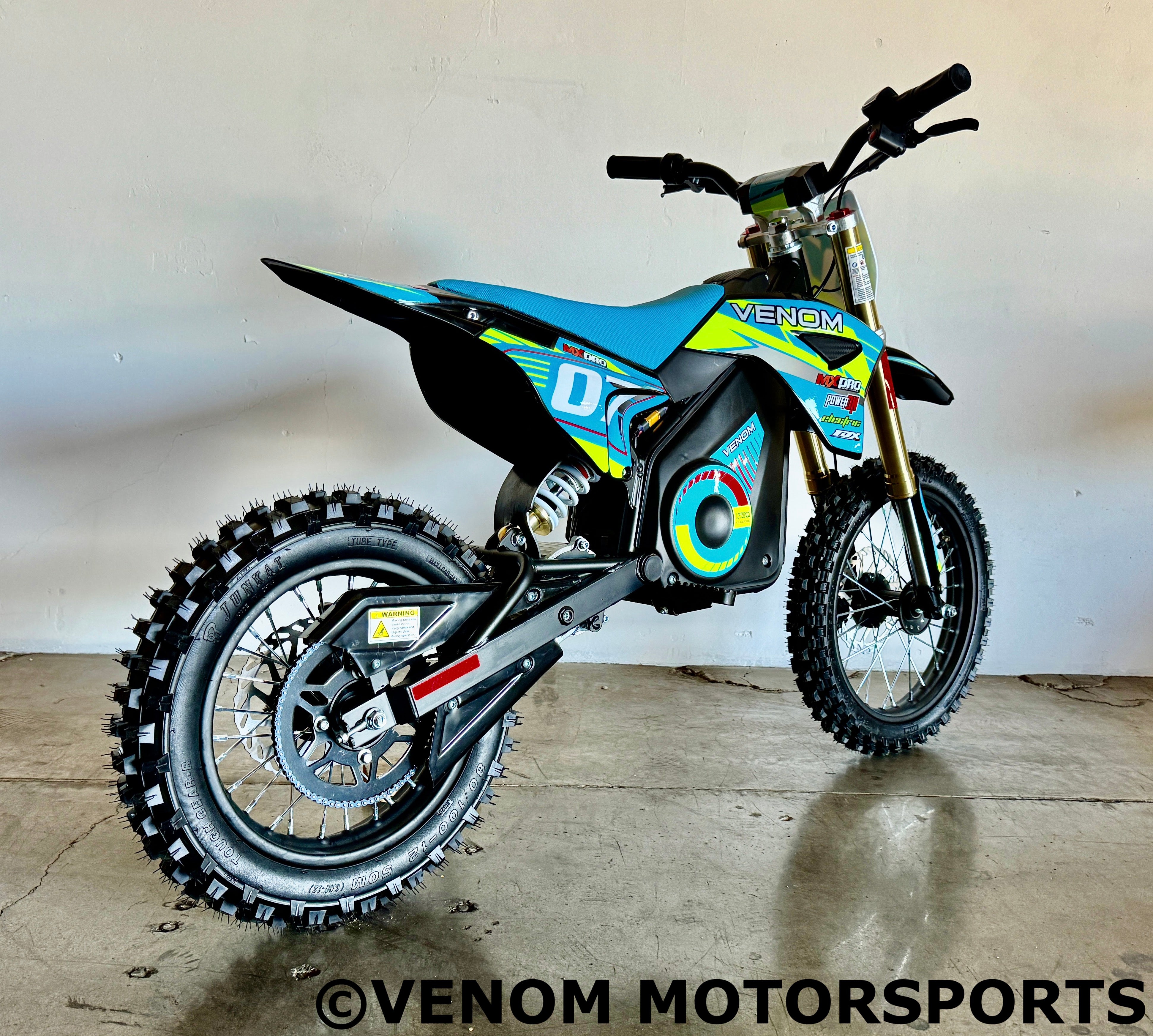 Venom Pro 1600W 48V Electric Dirt Bike for Adults - High Performance Off-Road Motorcycle with Lithium Battery - Perfect for Trail Riding, Mountain Adventures & Off-Road Racing
