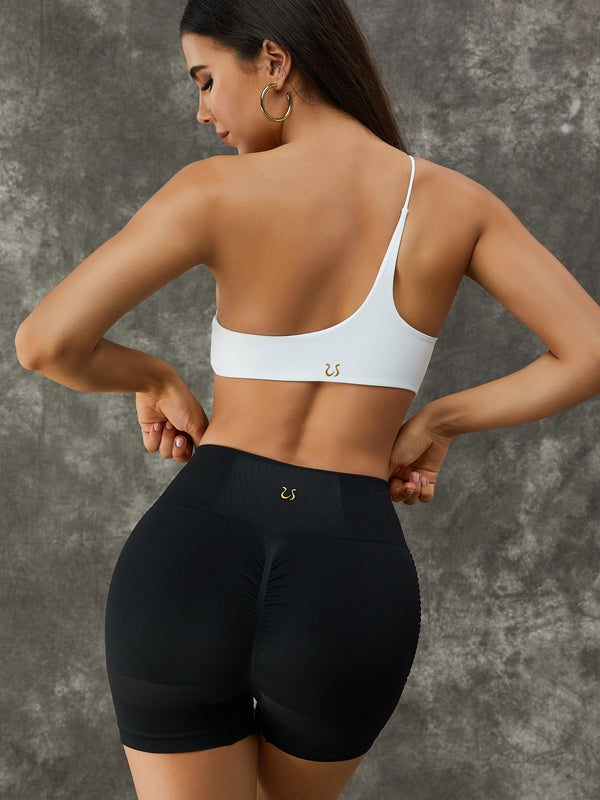 ZASUWA Women's Slim Fit High Waisted Scrunch Butt Lifting Shorts - Workout, Yoga, Running & Lounge Wear for Active Women
