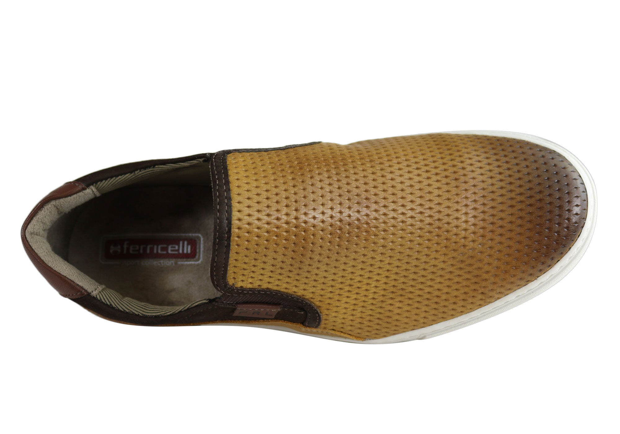 Ferricelli Kelvin Men's Leather Slip-On Casual Loafers - Handmade in Brazil - Perfect for Business Casual, Office & Weekend Wear
