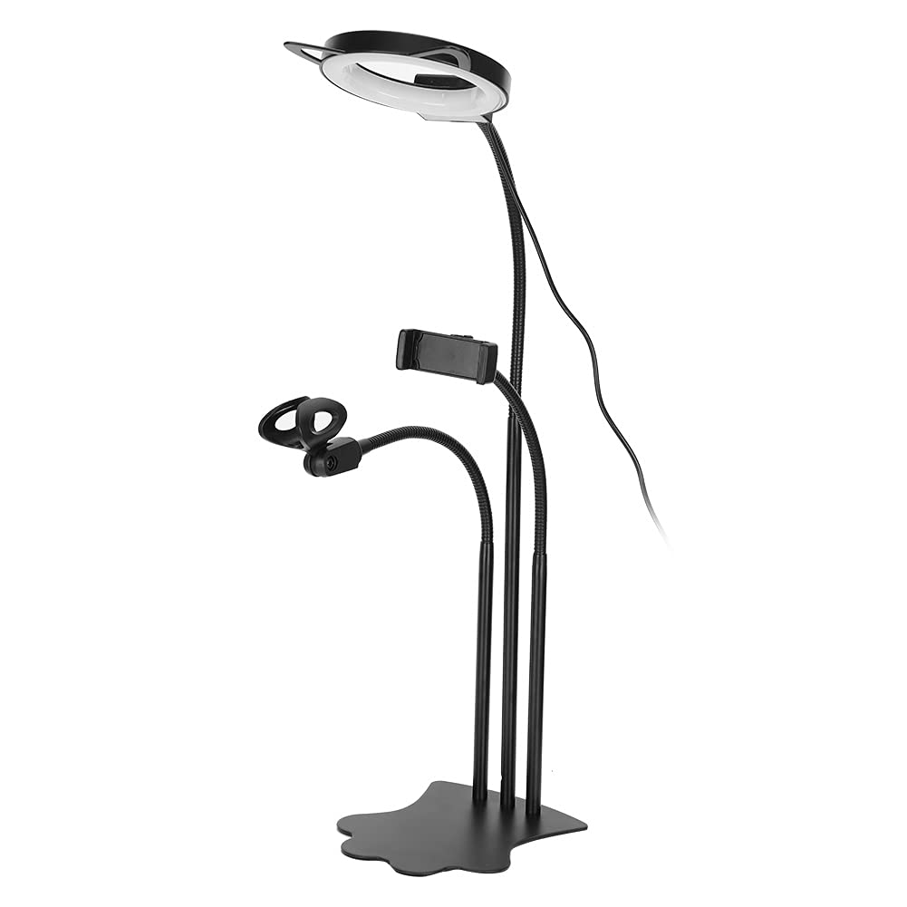 5in Folding LED Light for Live Streaming, Tattoo, Makeup & Nail Art - Adjustable Brightness, Portable Design - Perfect for Home Studio, Beauty Salon & Gift Giving