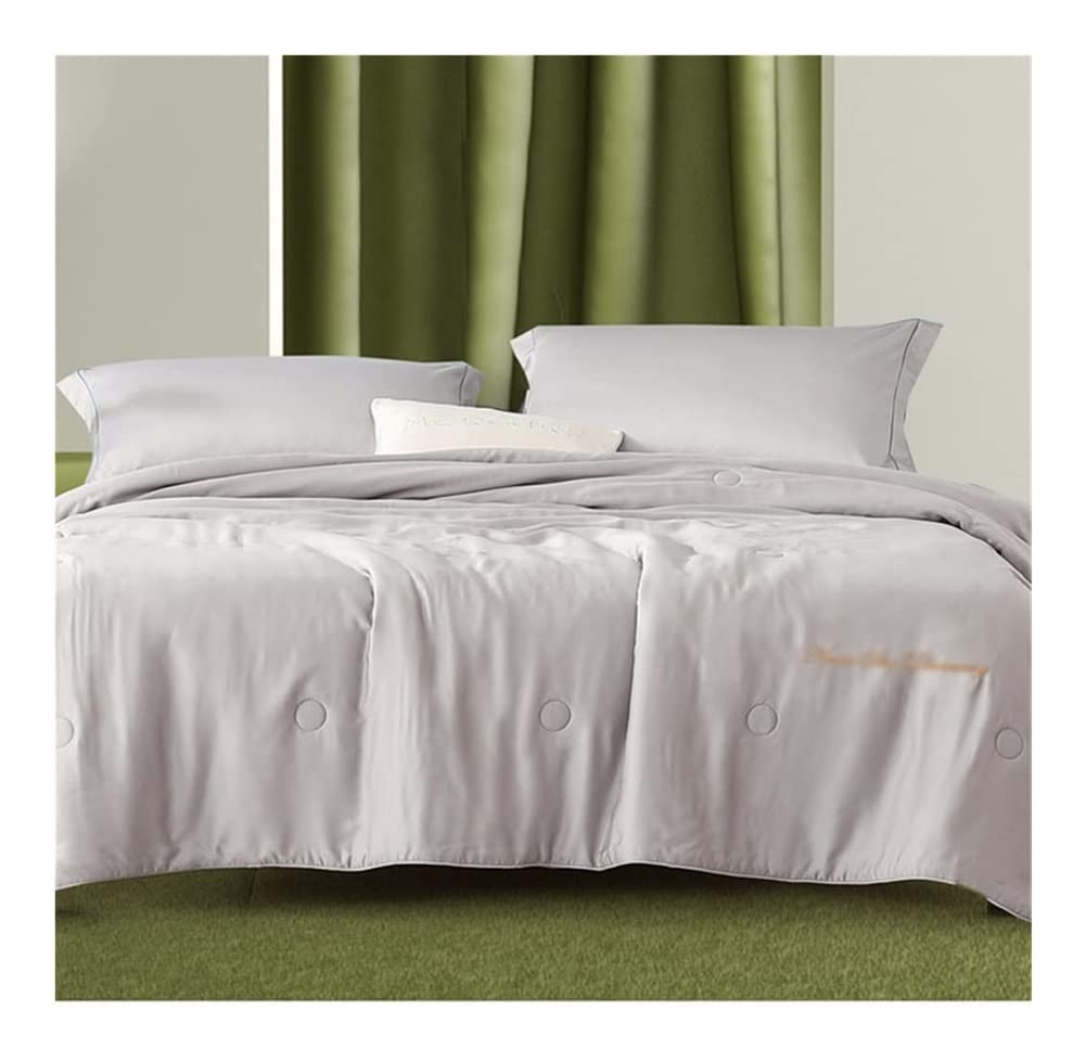YIWANGO Tencel Summer Cooling Blanket - Lightweight Air Conditioner Quilt - Machine Washable Thin Throw - 200x230cm (Color C) - Perfect for Hot Weather, Bedroom & Air-Conditioned Rooms