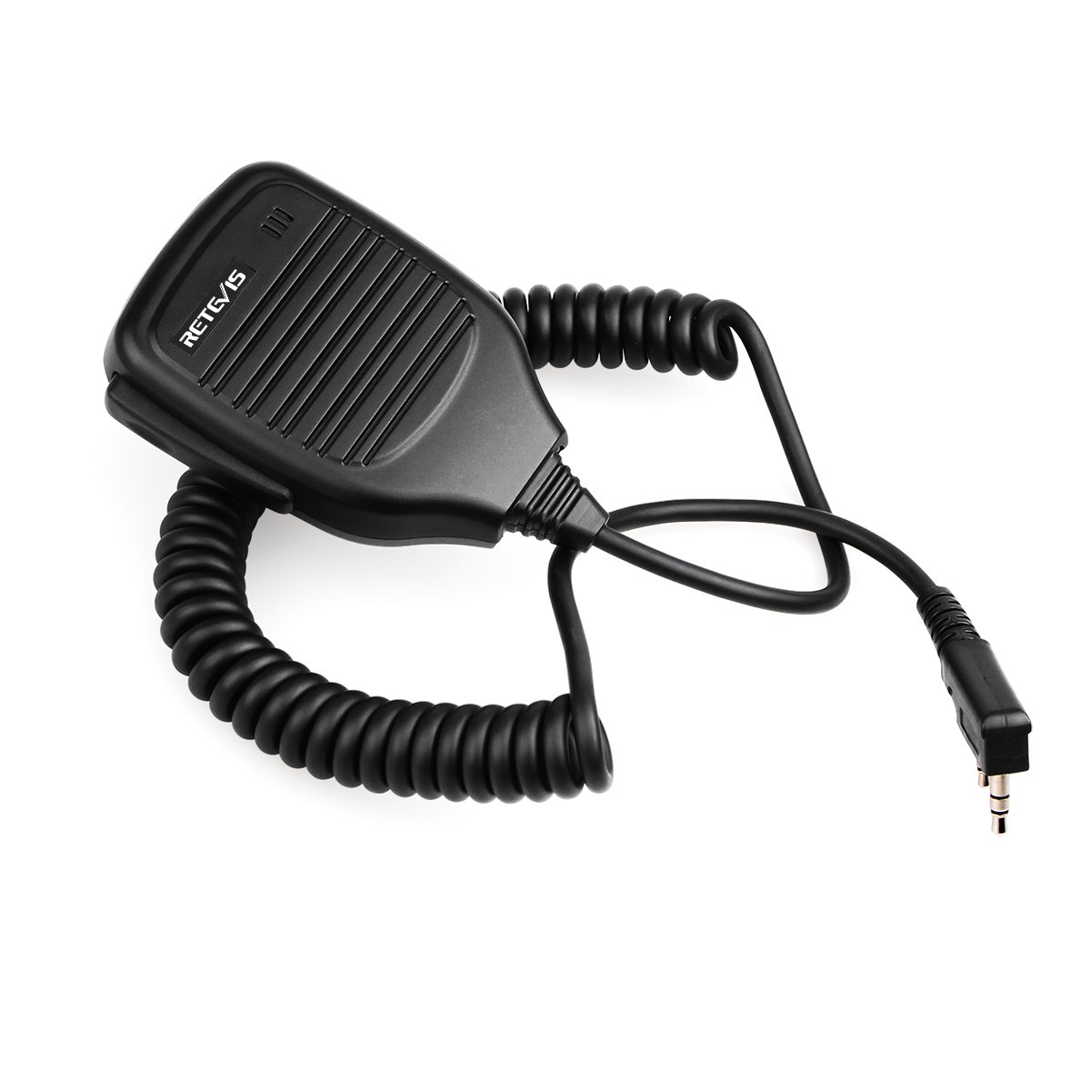 Retevis 2 Pin Walkie Talkie Microphone - 5 Pack, Compatible with Retevis RT22 RT68 RT5R H777 RT27 RT15 RT17 RT19 & Baofeng UV-5R 888S UV-82HP 5RX 5RH UV-17M Kenwood Radioddity - Ideal for Outdoor Adventures, Construction Sites, and Emergency Communication