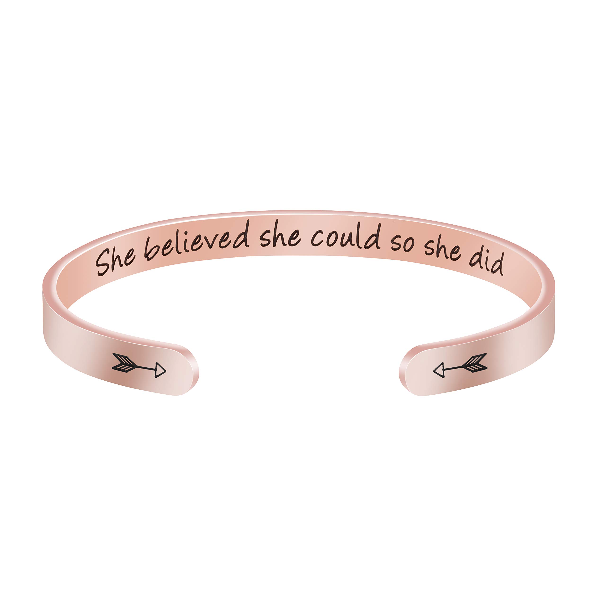 JoycuFF Stainless Steel Cuff Bracelet for Women - Elegant Christmas, Birthday & Thanksgiving Gift for Mom, Mother, Mummy - Meaningful Year Round Jewelry Present for Her | Perfect for Daily Wear, Special Occasions & Heartfelt Gifting