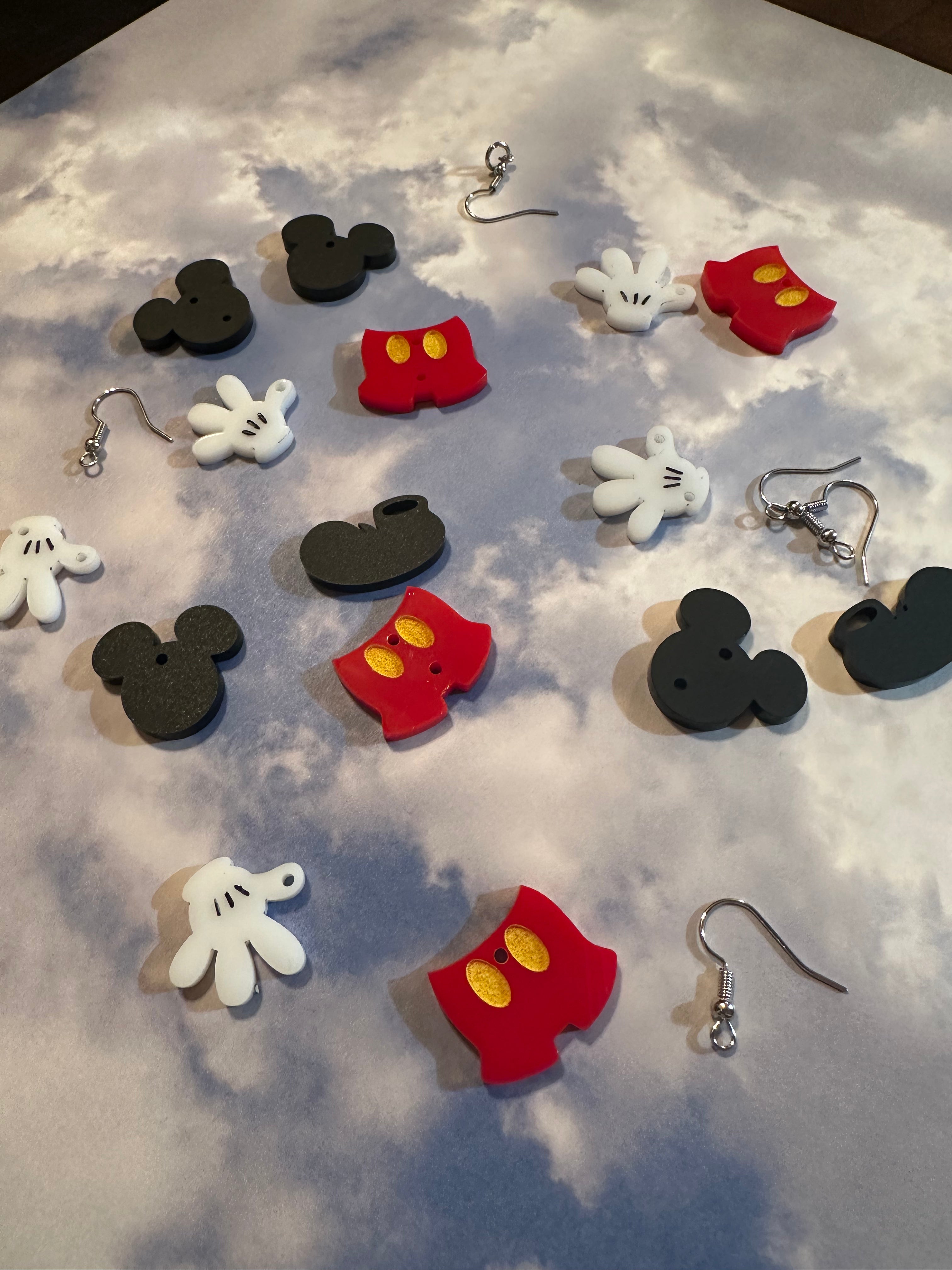 Cute Mouse Costume Earrings - Animal Themed Jewelry for Women & Girls - Perfect for Halloween, Cosplay & Costume Parties
