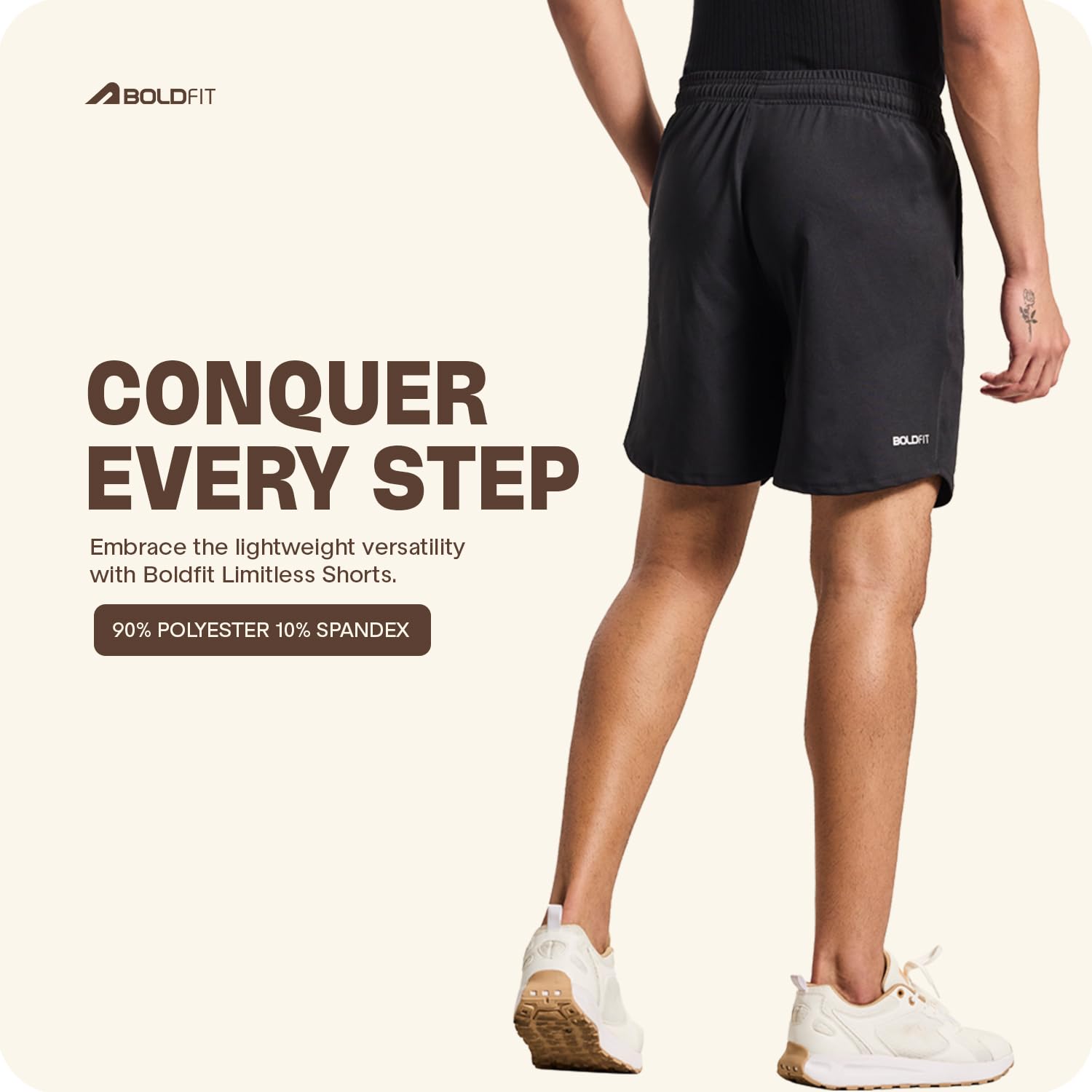 Boldfit Men's Gym Shorts - Quick Dry Workout Shorts for Men & Boys, Lightweight Training Shorts for Home, Gym & Sports | Perfect for Running, Basketball & Casual Wear