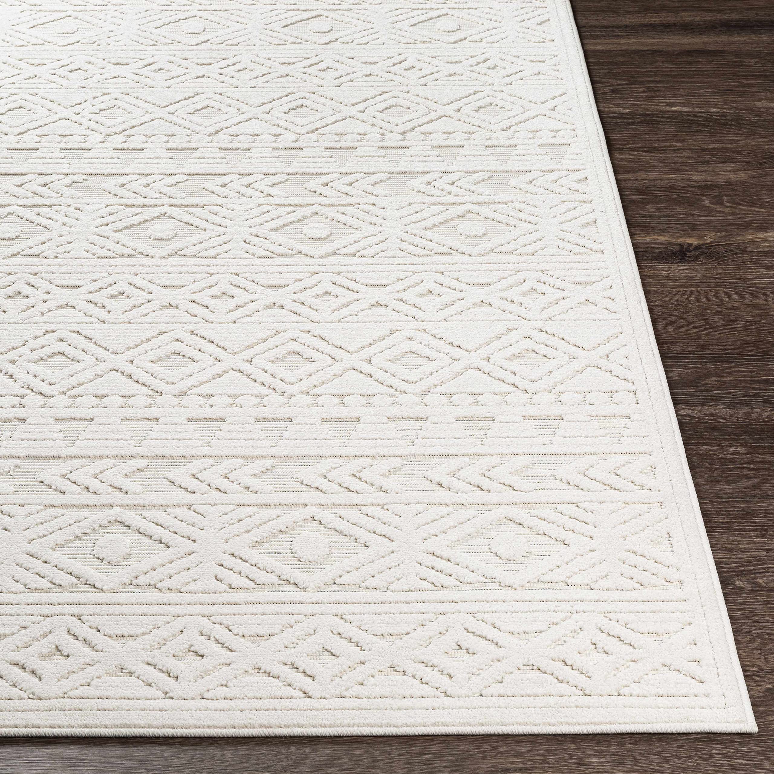 Hauteloom Treuddyn Beige Area Rug 7'10