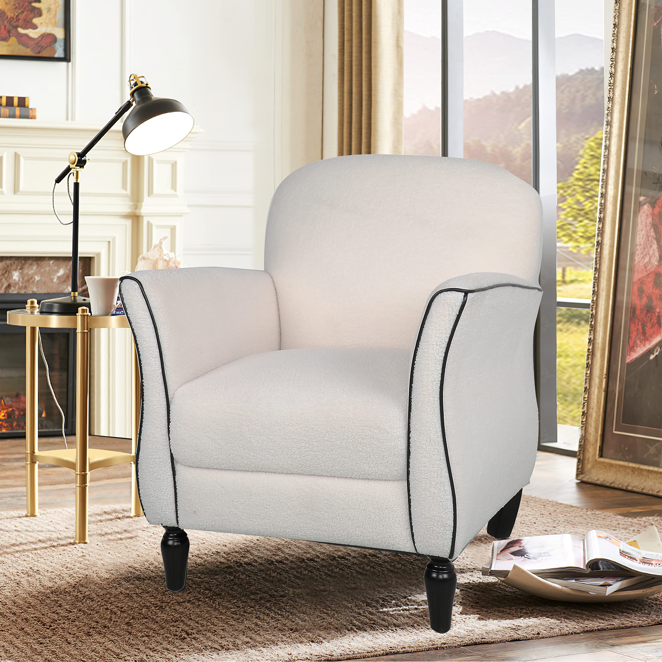 Chairone House Accent Chairs for Living Room - Modern Lounge Chairs with Comfortable Cushions - Perfect for Home Decor, Reading Nook & Coffee Corner