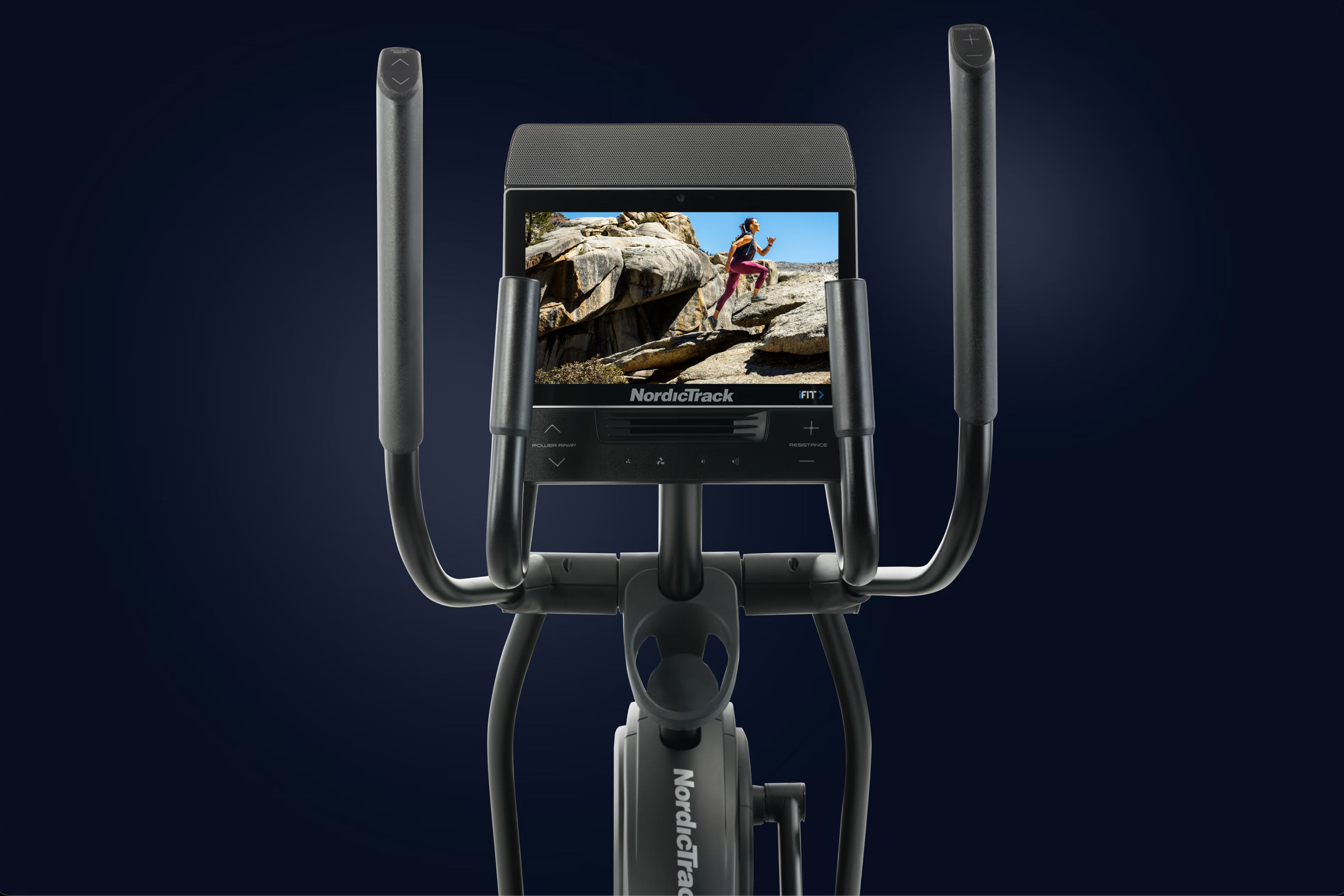 NordicTrack AirGlide 14i Elliptical Machine - Low Impact Cardio Workout Equipment for Home Gym | Perfect for Small Spaces & Full-Body Training | Summer Sale Discount