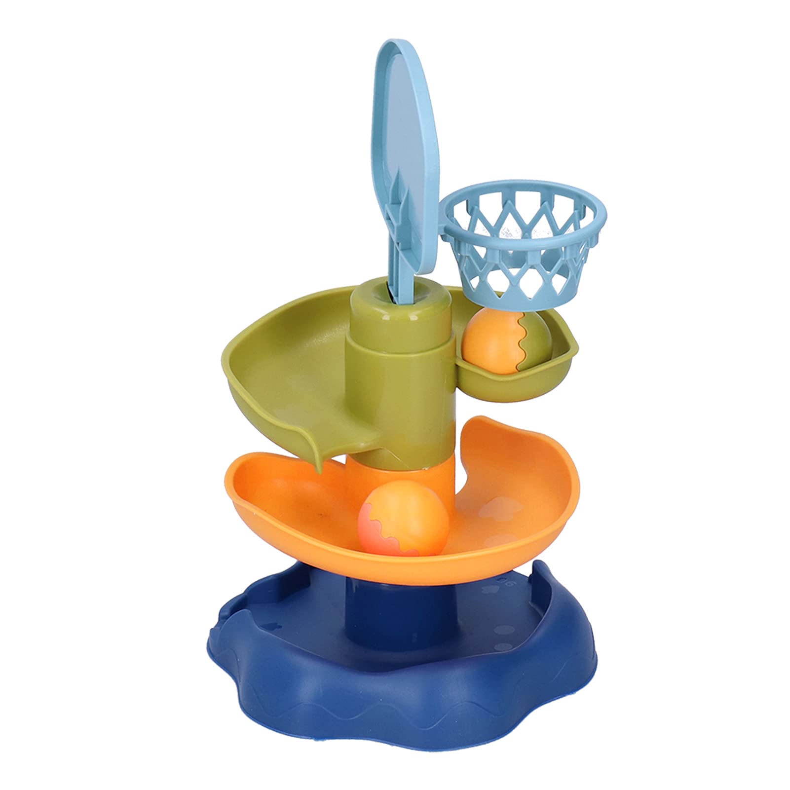 Zerodis Ball Tower Toy - Fun Swirling Roll & Slide Desktop Basketball Game for Kids & Toddlers - Perfect for Indoor Play, Preschool Learning & Motor Skill Development