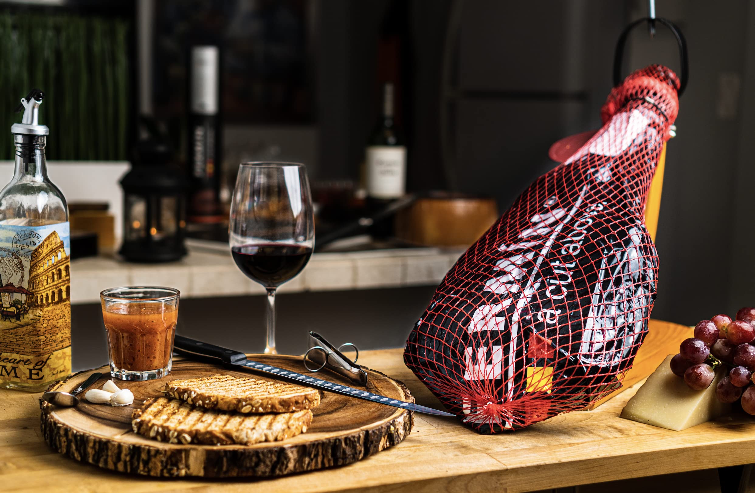 Fermin Serrano Shoulder Bone-In Ham | Premium Spanish Cured Pork Shoulder for Charcuterie Boards, Tapas & Gourmet Recipes