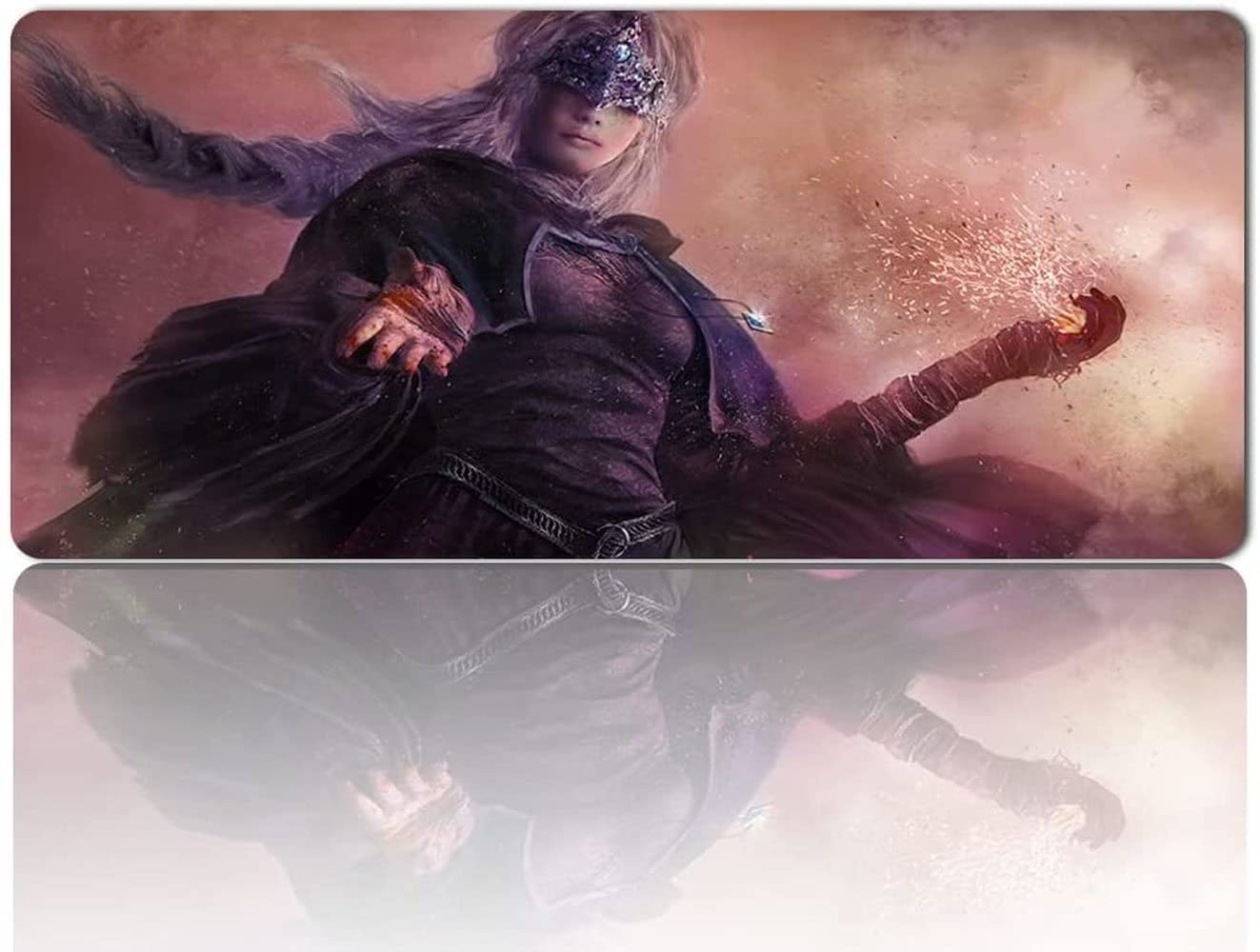 BUNTER Dark Souls Gaming Mouse Pad - Extra Large Non-Slip Waterproof Keyboard Mat for PC & Desk | Perfect for Gamers, Office & Home Use