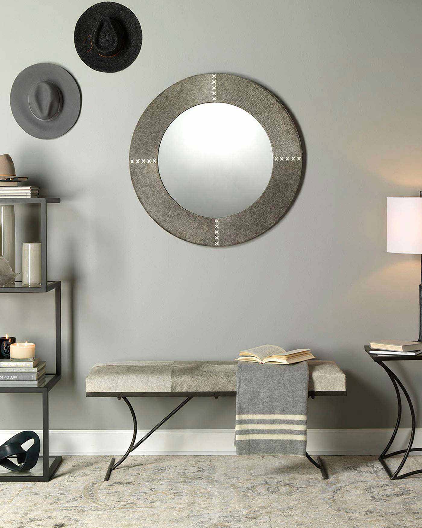 Kai Bench in Grey - Modern Wooden Bench for Living Room, Bedroom, or Entryway - Perfect for Home Decor and Seating