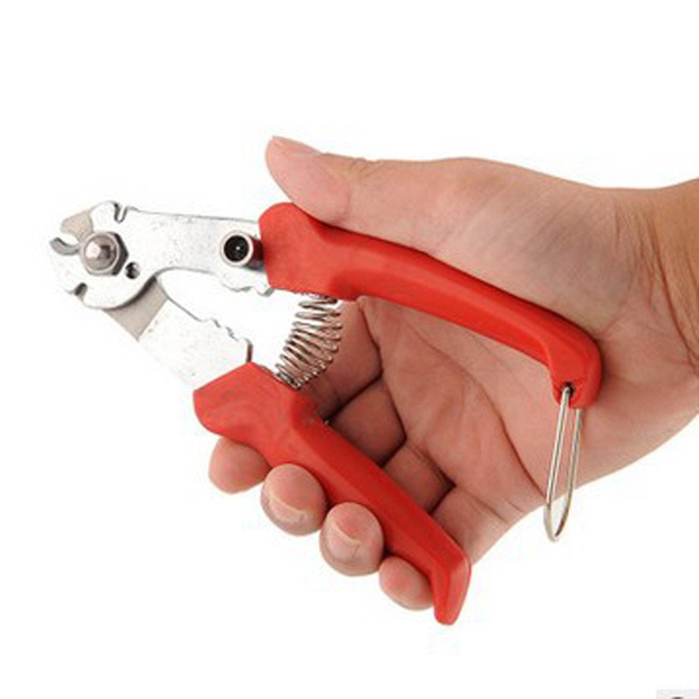**MACHSWON Professional Bike Brake Cable Cutter - Precision Bicycle Repair Tool for Inner & Outer Cables, Gear Shifters - Durable Wire Cutting Pliers for MTB, Road & Cycling Maintenance (Red)**    *(Perfect for DIY bike repairs, home workshops, and professional mechanics - ensures clean cuts for smooth gear shifting and reliable braking performance.)*