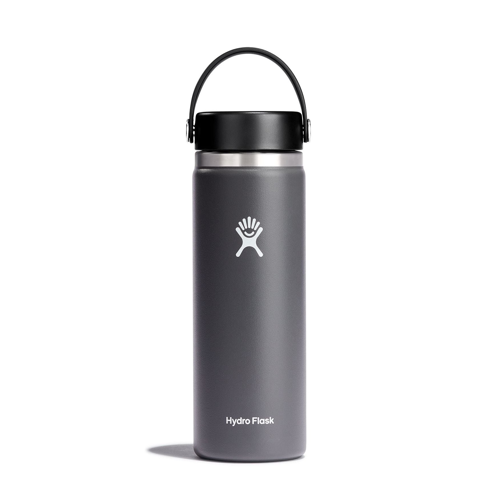 20 oz Wide Mouth Water Bottle - BPA Free, Leak Proof Stainless Steel Insulated Water Bottle for Gym, Hiking & Outdoor Activities