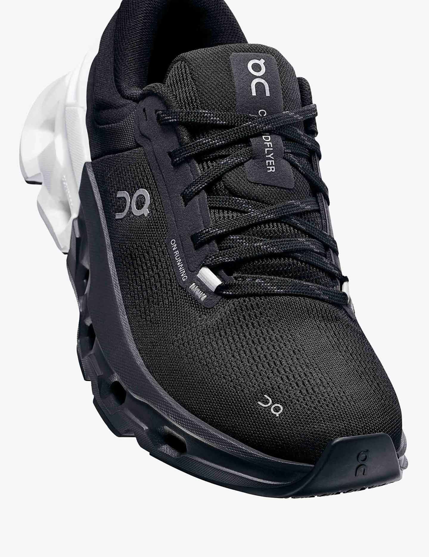 Cloudflyer 5 Running Shoes for Men - Lightweight & Cushioned Black/White Athletic Sneakers - Perfect for Jogging, Gym Workouts and Daily Wear