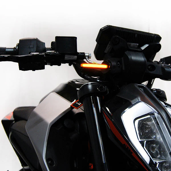 KTM 390 Duke Front Turn Signals LED Lights - Compatible with 2017-2022 Models | Motorcycle Indicator Lights for Enhanced Visibility & Safety | Perfect for Street Riding & Daily Commuting
