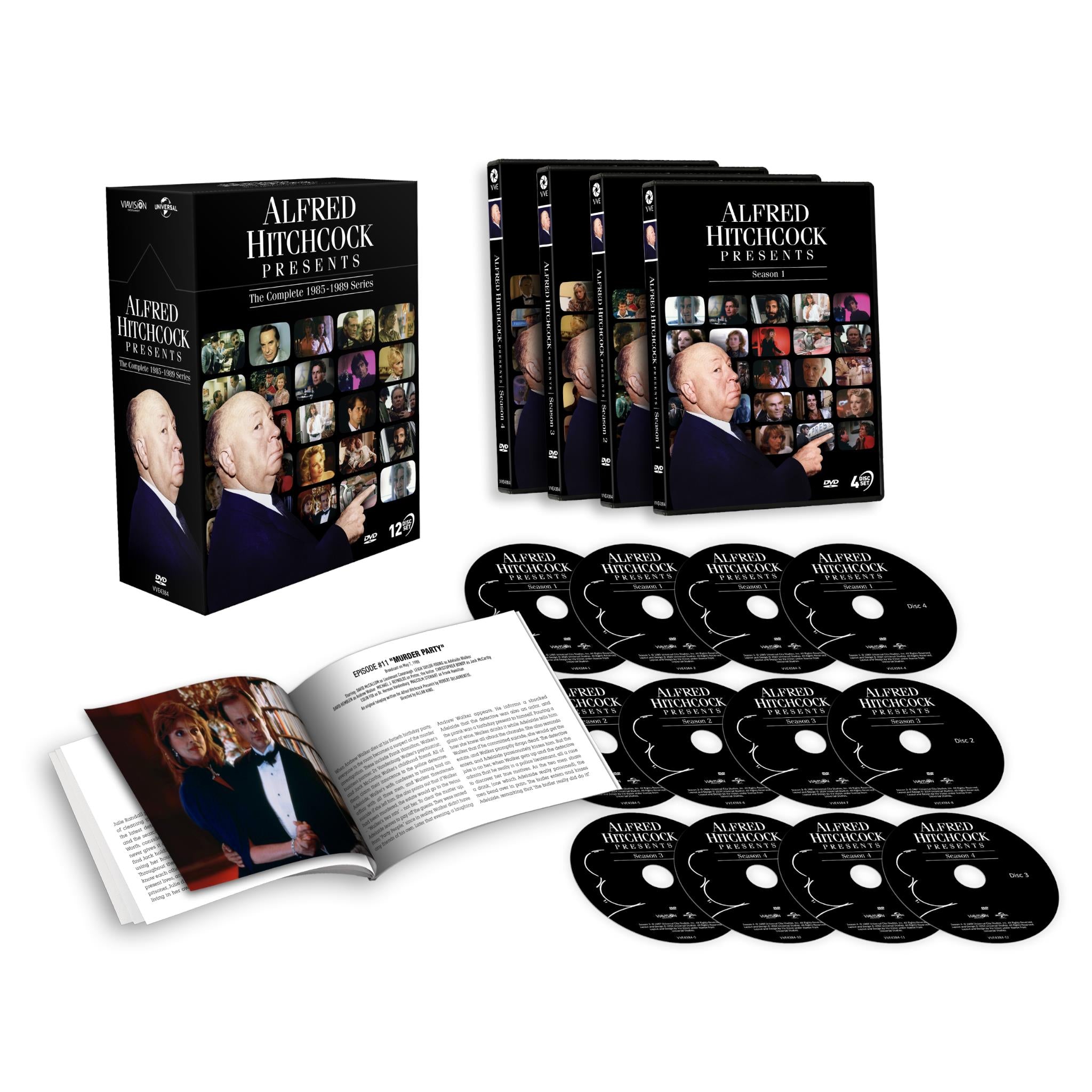 Alfred Hitchcock Presents: The Complete 1985-1989 Series Limited Edition DVD Box Set | Classic Mystery Thriller TV Show Collection | Perfect for Hitchcock Fans & Home Entertainment