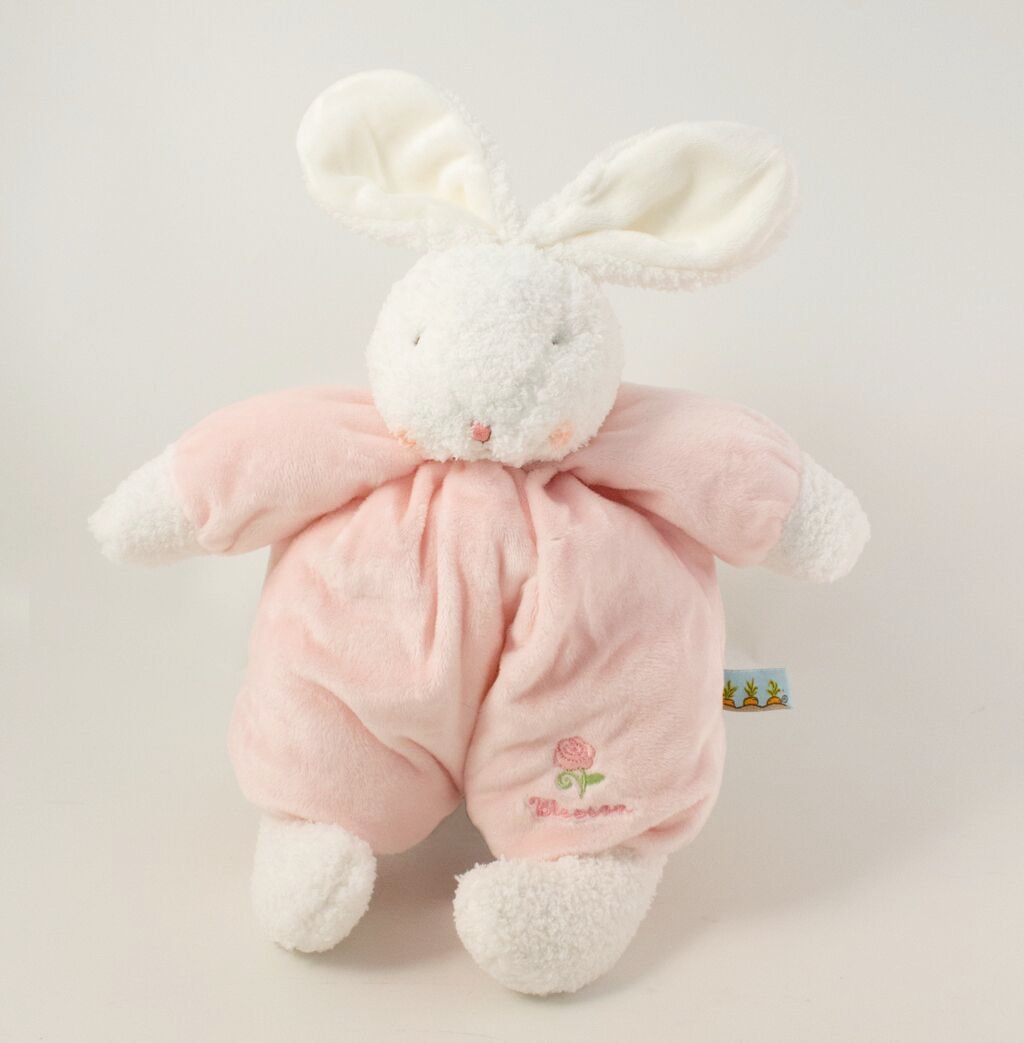 Pink Sweet Bun's Bunny Carrots Collection - Adorable Retired Plush Toy for Kids & Collectors | Perfect for Gifts, Nursery Decor & Easter Celebrations