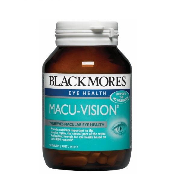 Blackmores Macu Vision Eye Health Supplement - Supports Vision & Eye Function with Lutein & Zeaxanthin | Ideal for Computer Users & Aging Eyes